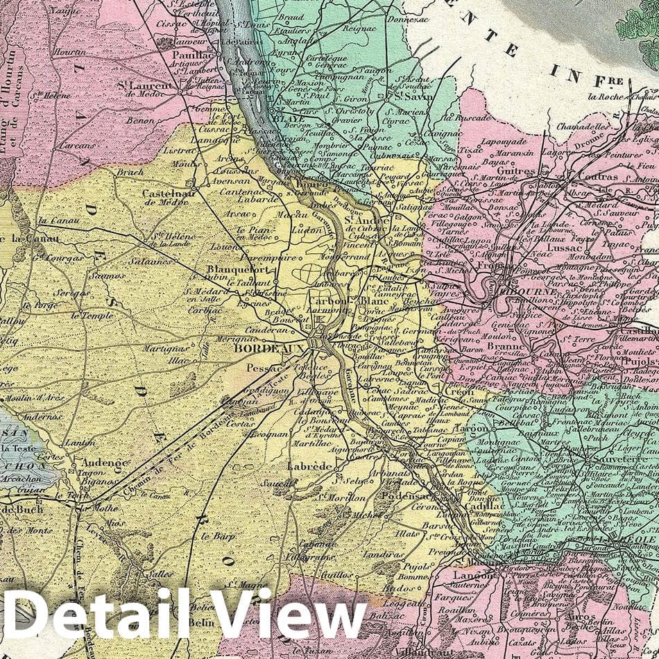 Historic Map : Gironde