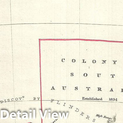 Historic Map : S.D.U.K. Map of Australia, 1840, Vintage Wall Art