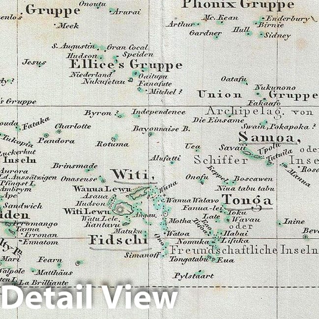 Historic Map : Perthes Map of Australia and Polynesia in Mercator's Projection, 1853, Vintage Wall Art