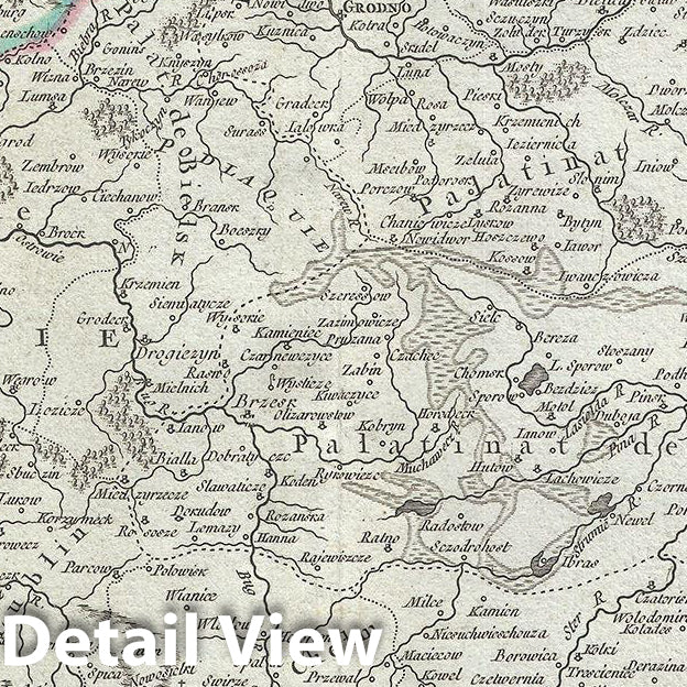 Historic Map : Vaugondy Antique Map of Poland and Lithuania, 1752, Vintage Wall Art