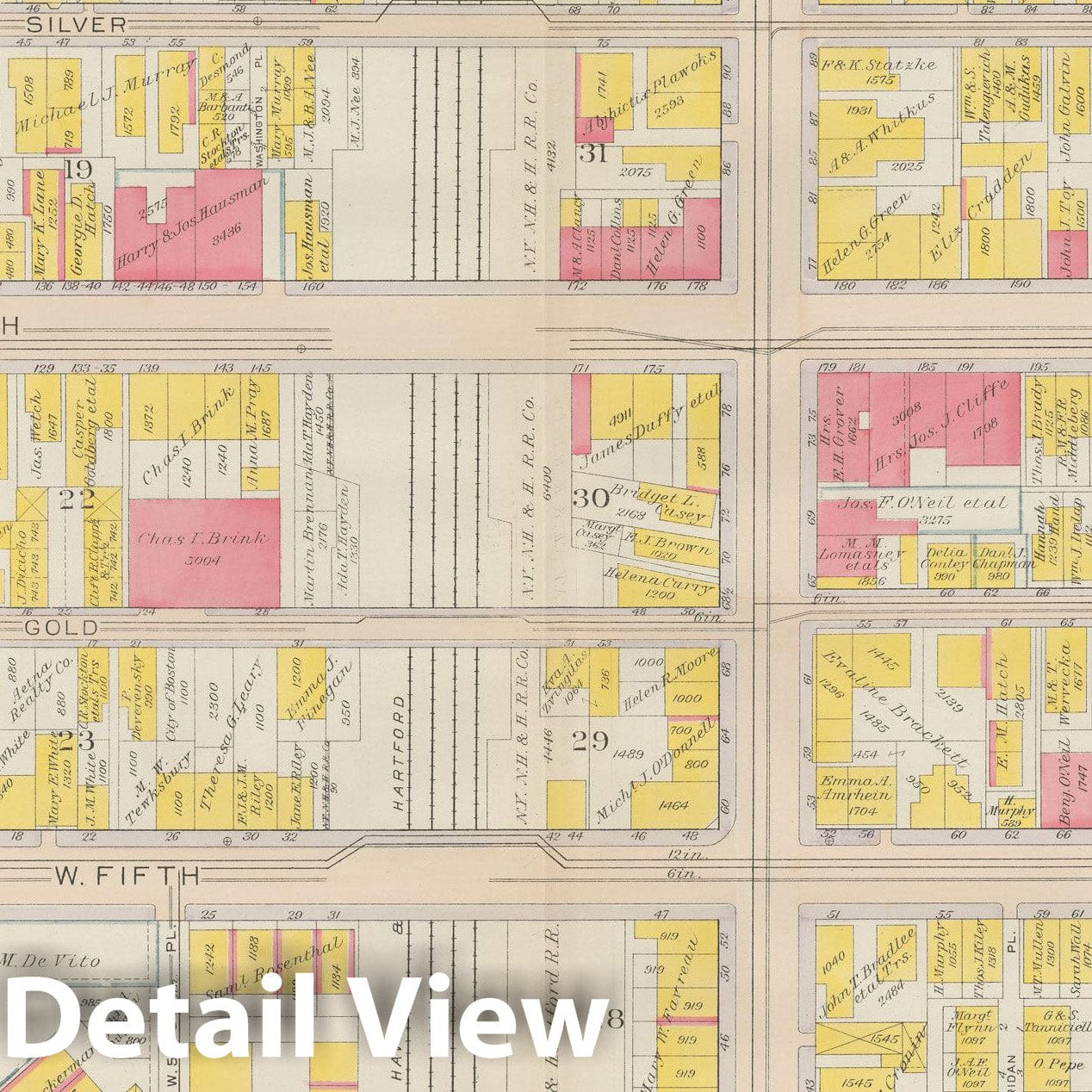 Historic Map : Atlas City of Boston: South Boston 1919 Plate 005 , Vintage Wall Art