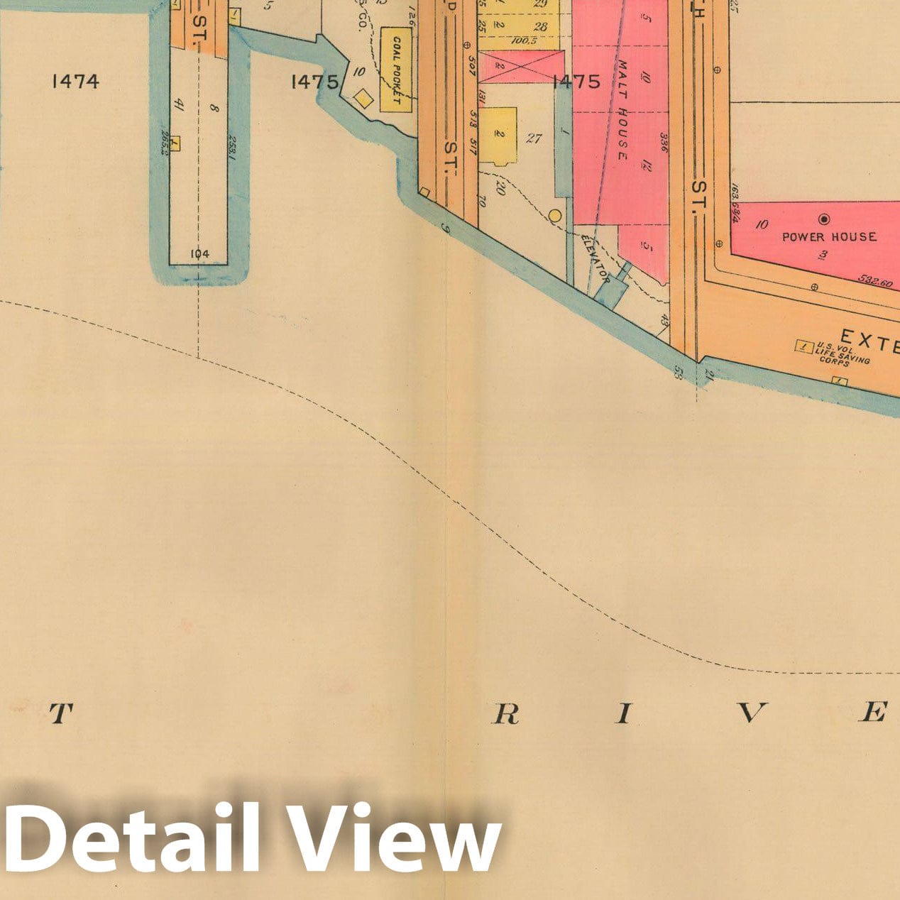 Historic Map : Atlas City of New York, Borough of Manhattan, Volume 3, 59th St to 110th St, Manhattan 1921 Plate 021 , Vintage Wall Art