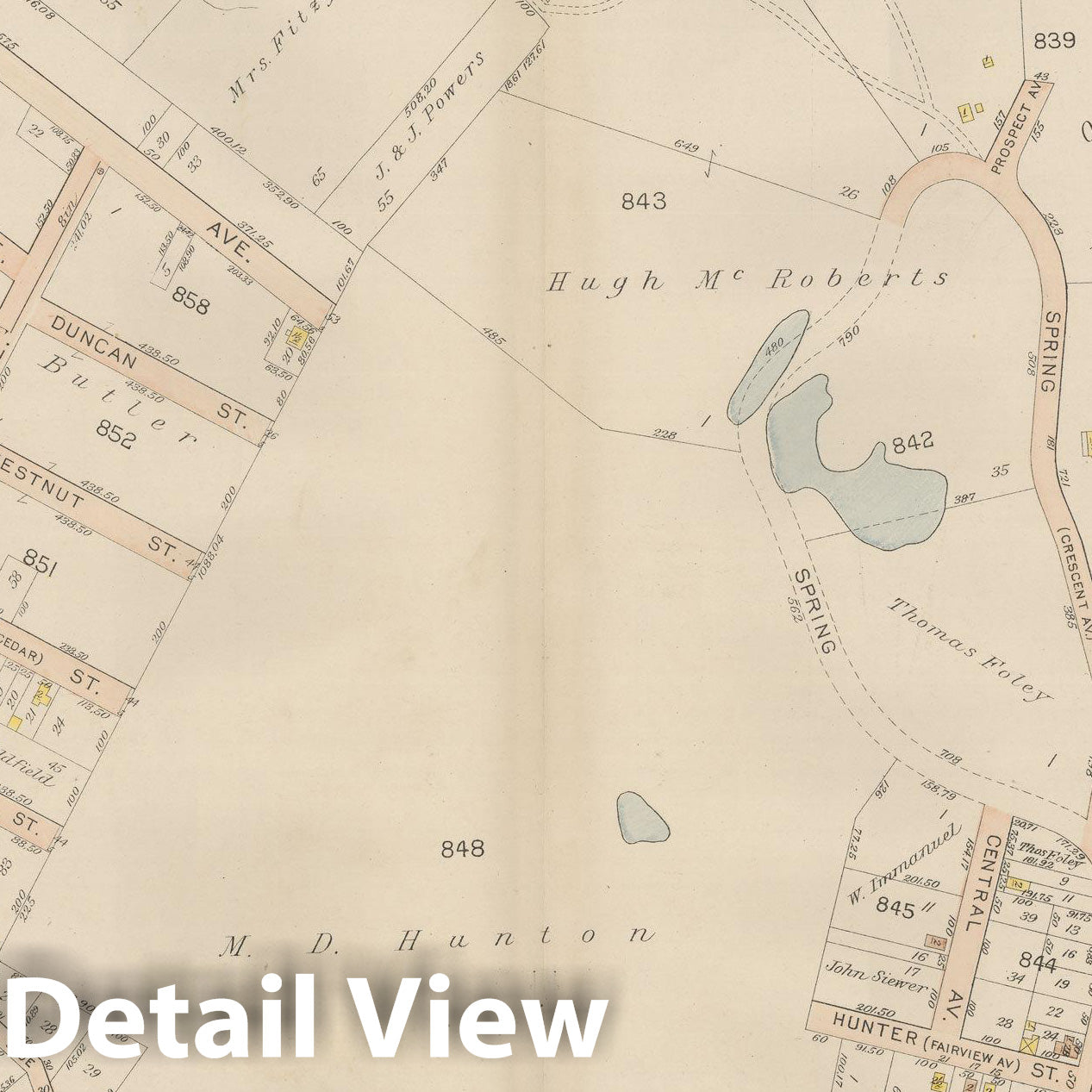 Historic Map : Atlas of Staten Island, Borough of Richmond, Vol 1, Staten Island 1917 Plate 029 , Vintage Wall Art