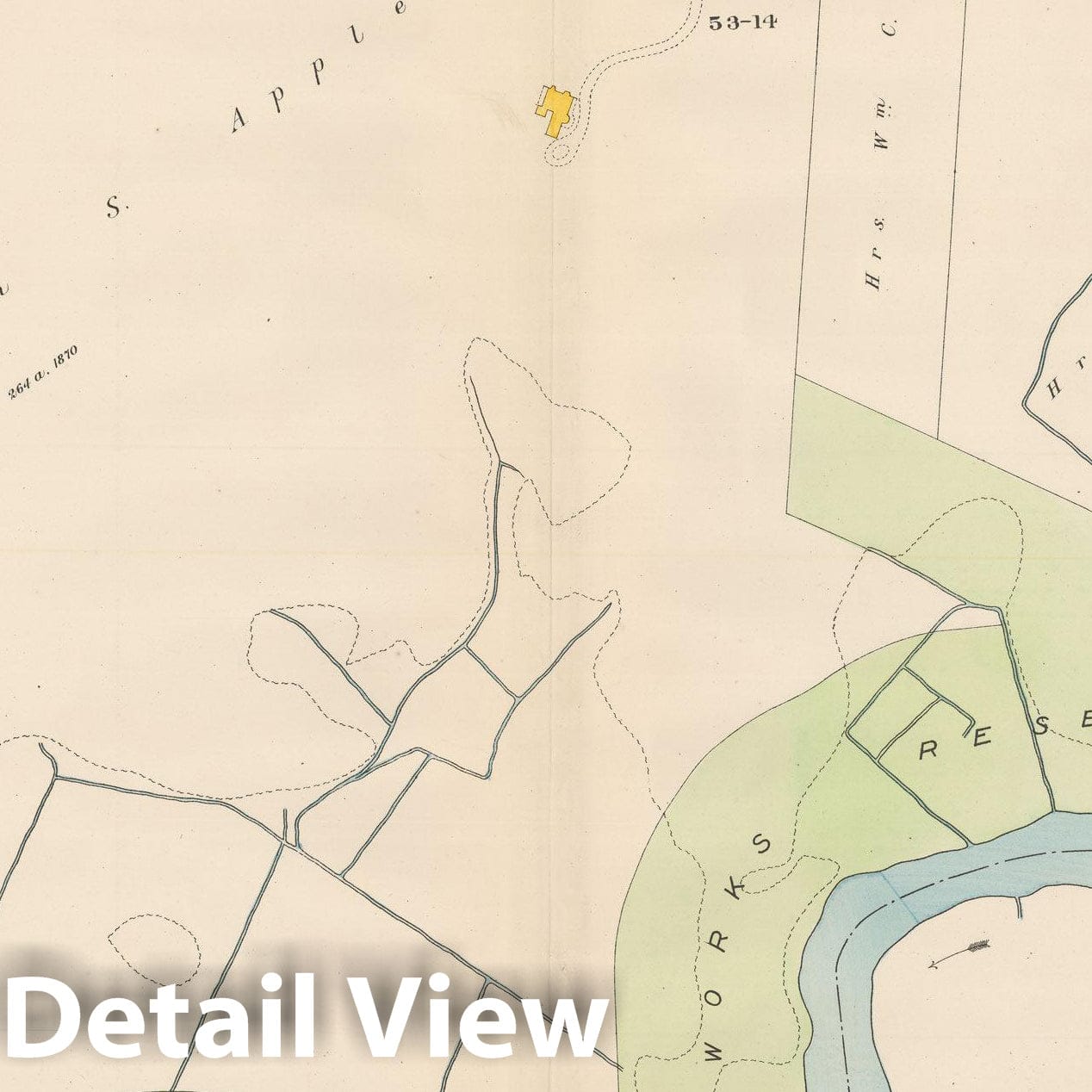 Historic Map : Atlas City of Newton, MA, Newton 1907 Plate 030 , Vintage Wall Art