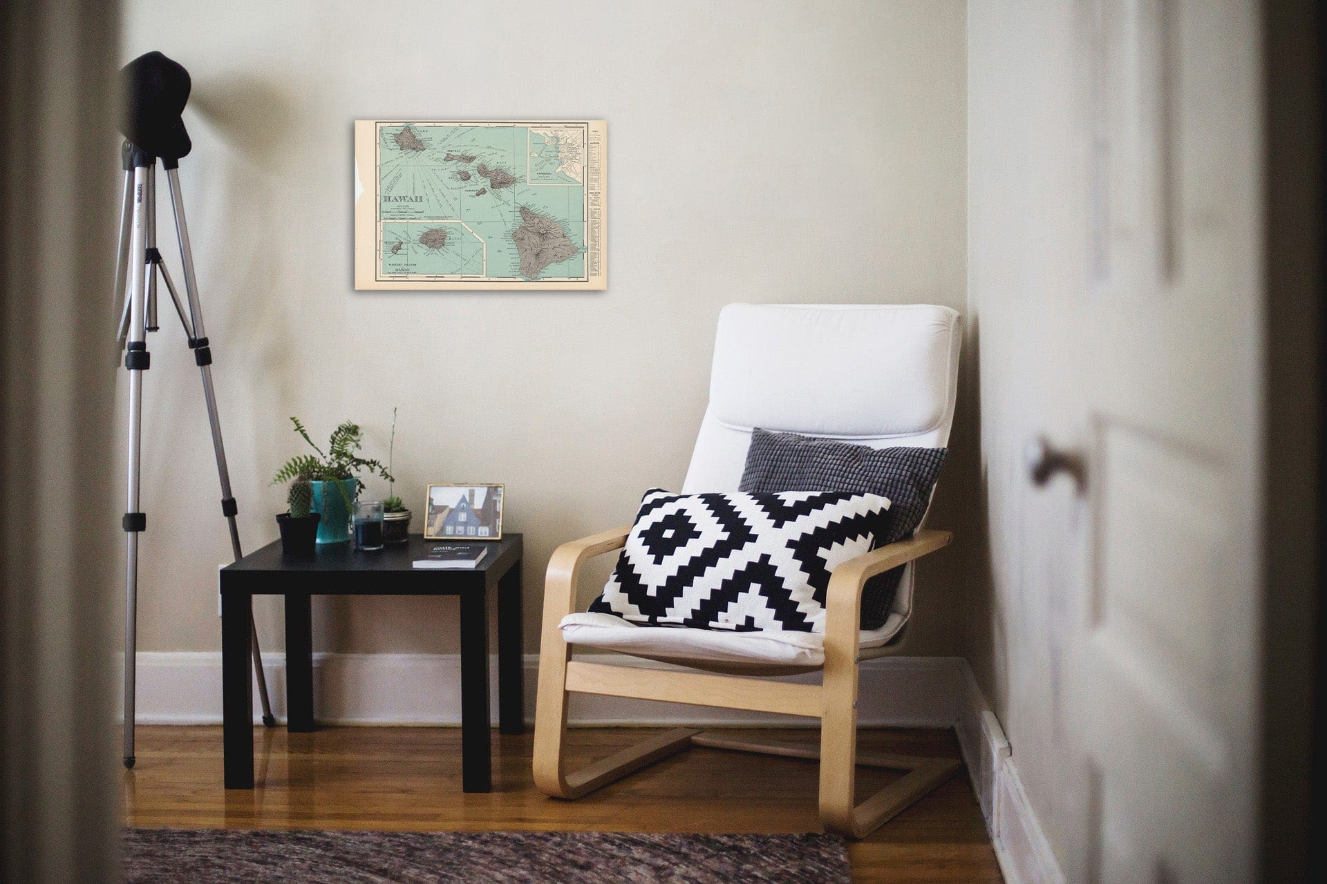 Historic Map : Hawaii 1903 , Rand McNally Business Atlas , Vintage Wall Art