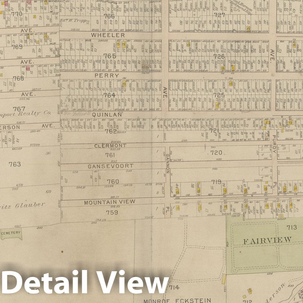 Historic Map : Atlas of Staten Island, Borough of Richmond, Vol 1, Staten Island 1917 Plate 035 , Vintage Wall Art