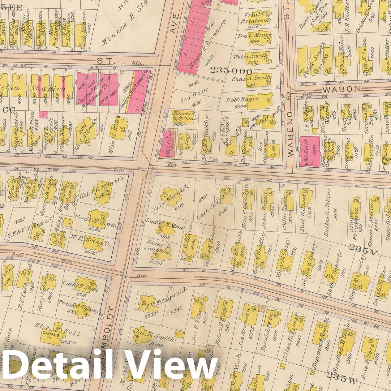 Historic Map : Atlas City of Boston, Roxbury, Roxbury 1915 Plate 029 , Vintage Wall Art