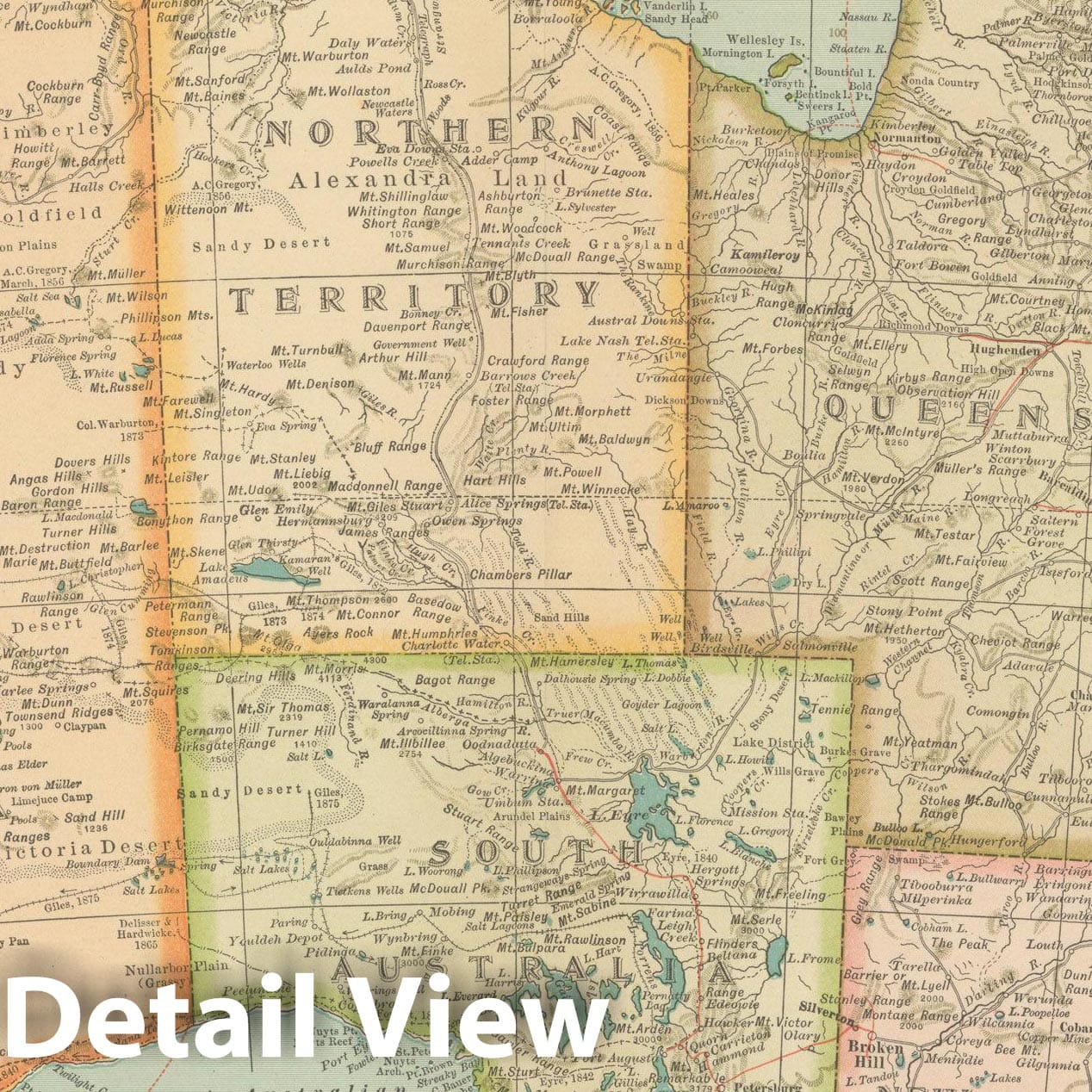 Historic Map : Australia 1914 , Century Atlas of the World, v2, Vintage Wall Art