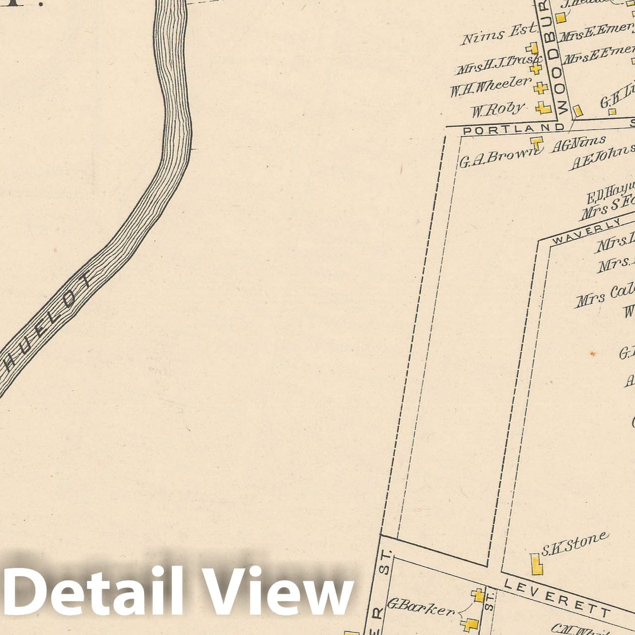 Historic Map : Keene 1892 , Town and City Atlas State of New Hampshire , v6, Vintage Wall Art