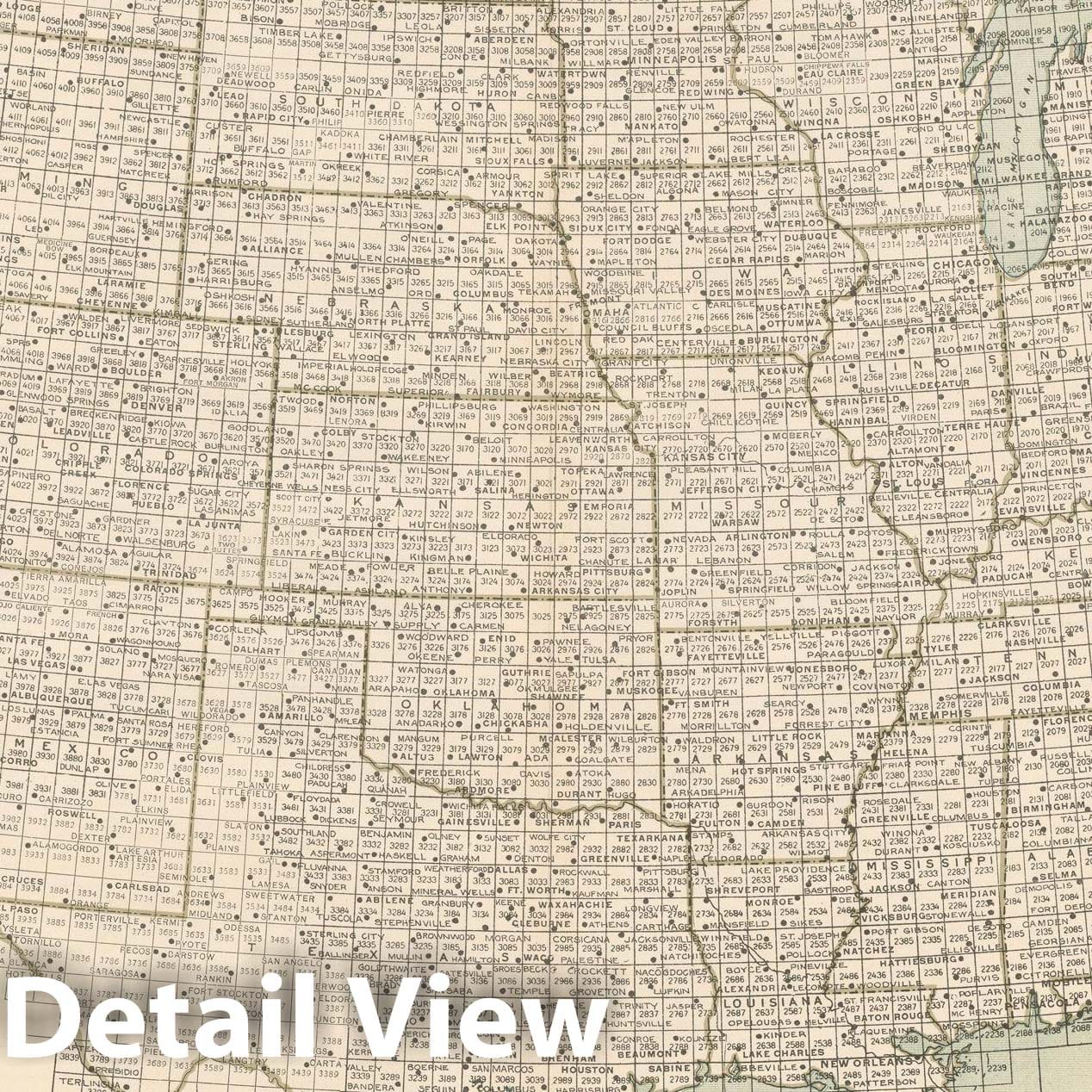 Historic Map : Commercial Atlas of America, 56th Edition, United States 1925 , v5, Vintage Wall Art