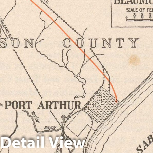 Historic Map : Eastern Texas Electric 1914 , North American Electric Power and Traction Companies , Vintage Wall Art