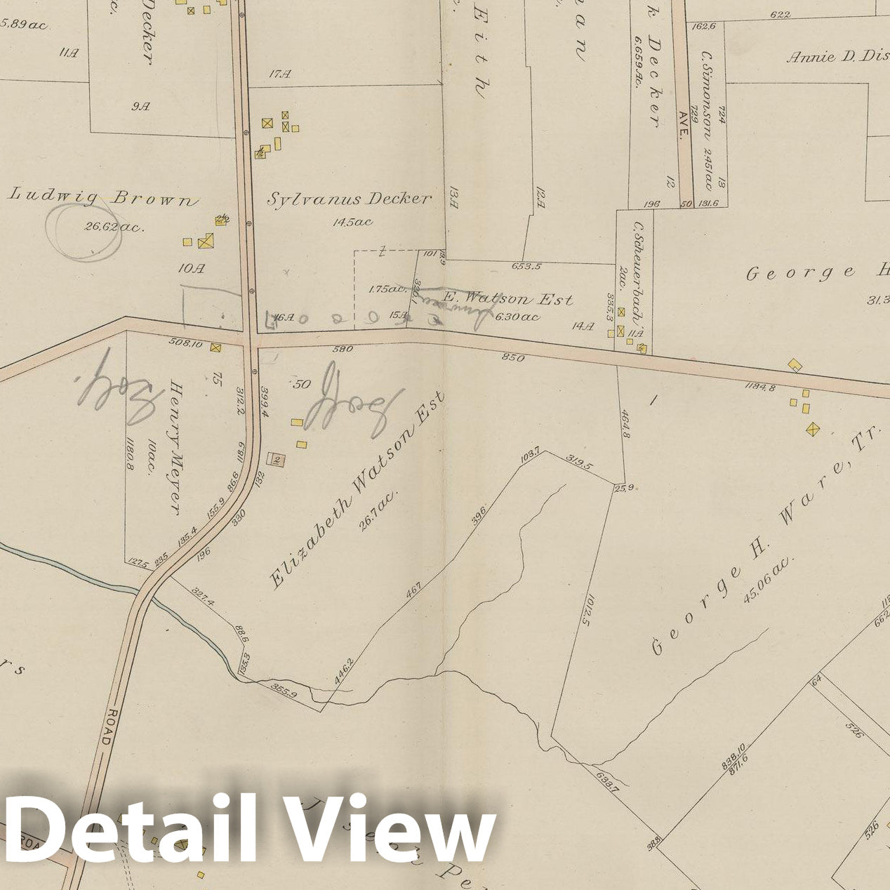 Historic Map : Atlas of Staten Island, Borough of Richmond, Vol 1, Staten Island 1917 Plate 039 , Vintage Wall Art
