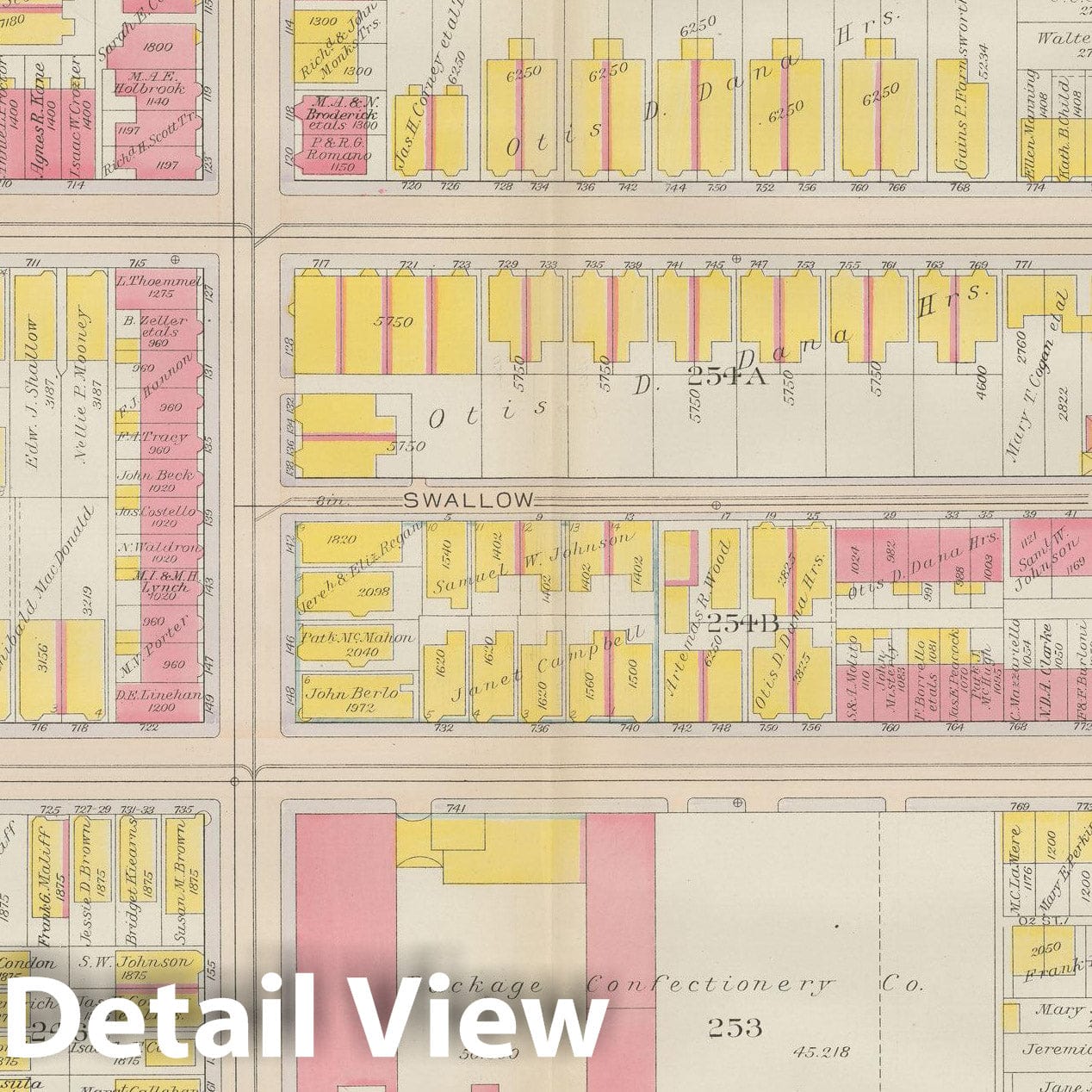 Historic Map : Atlas City of Boston: South Boston 1919 Plate 024 , Vintage Wall Art