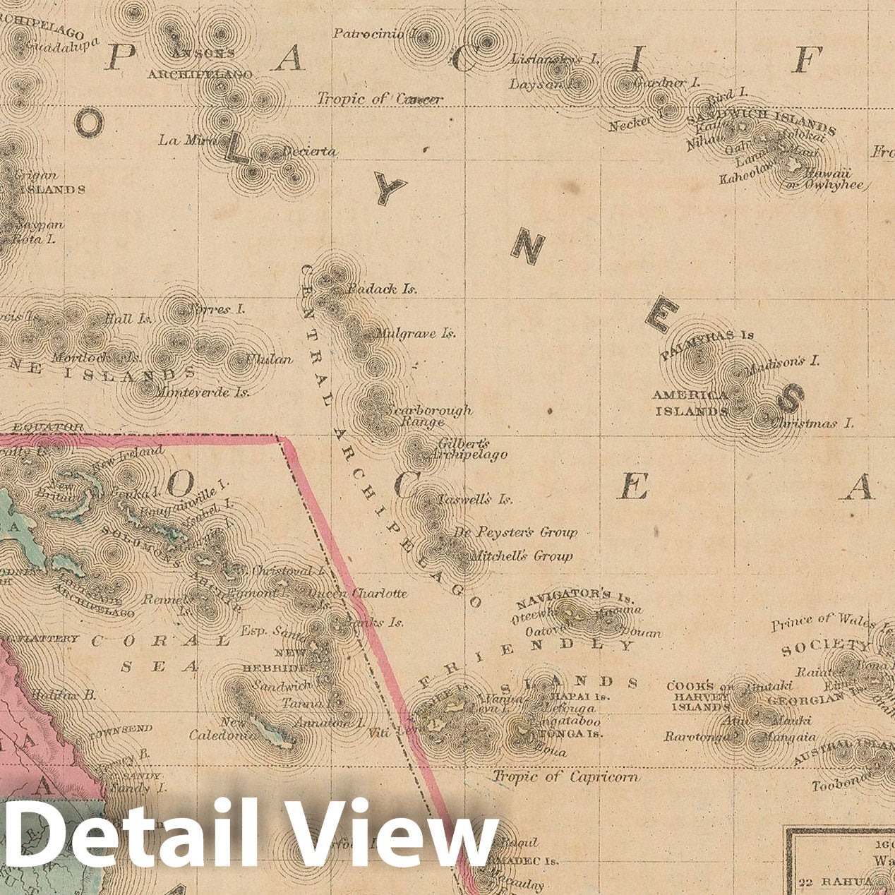 Historic Map : McNally's Improved System of Geography, Australia 1856 , Vintage Wall Art