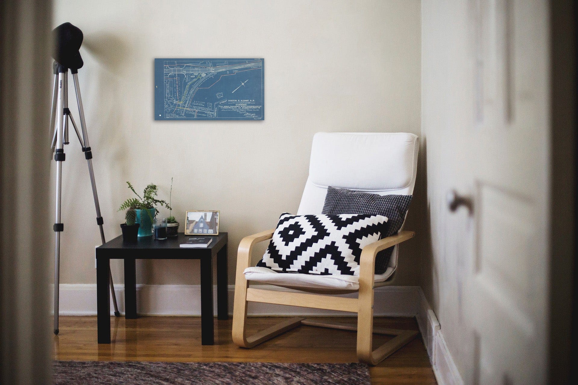 Historic Map : Newton, 1944 Transit Railroad Catography , Nirenstein's National Preferred Real Estate Locations of Business Properties , Vintage Wall Art