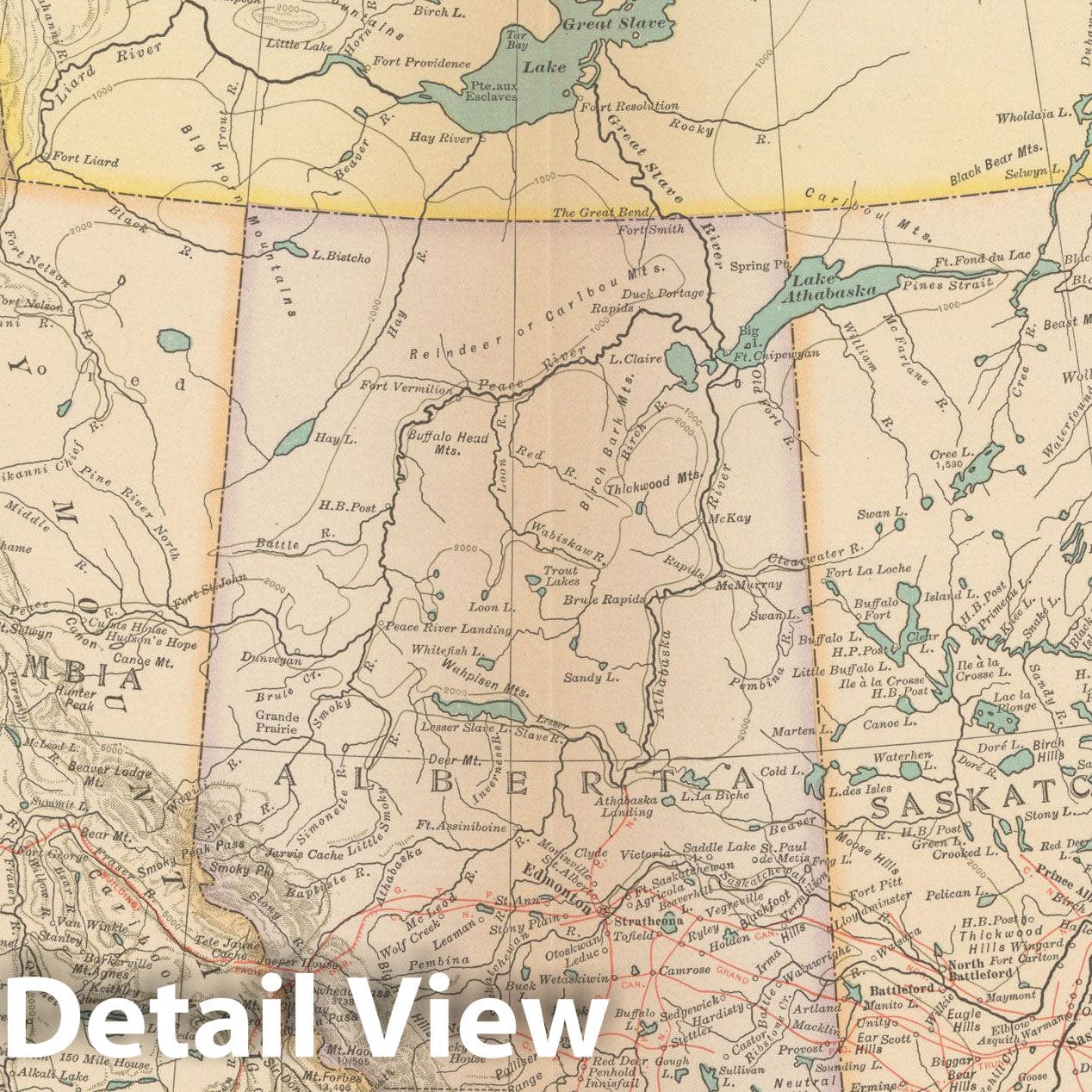 Historic Map : Canada 1914 , Century Atlas of the World, v2, Vintage Wall Art