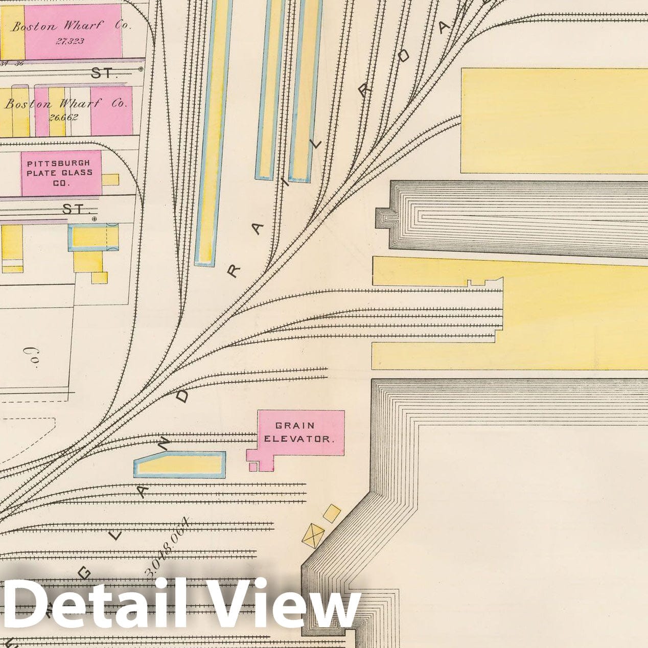 Historic Map : Atlas City of Boston, South Boston 1899 Plate 002 , Vintage Wall Art