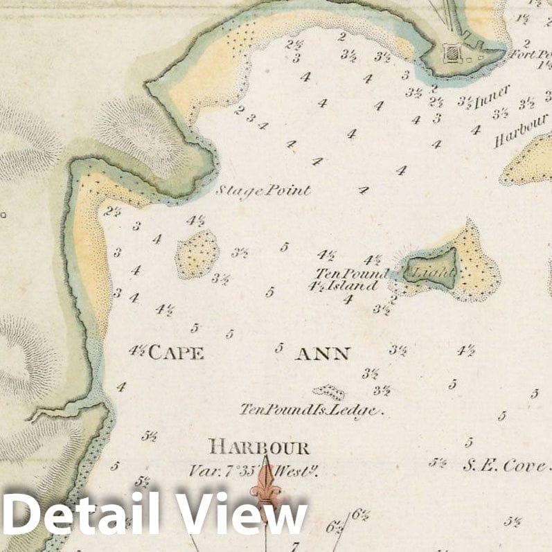 Historic Map : Gloucester 1933 Topographic Map , Vintage Wall Art