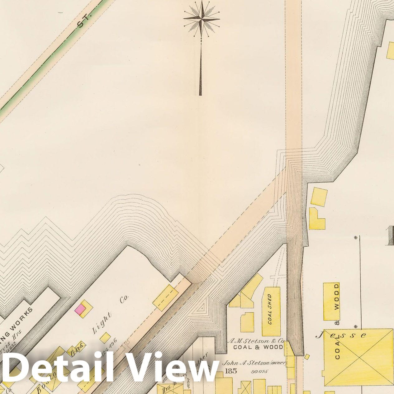 Historic Map : Atlas City of Boston, South Boston 1899 Plate 029 , Vintage Wall Art