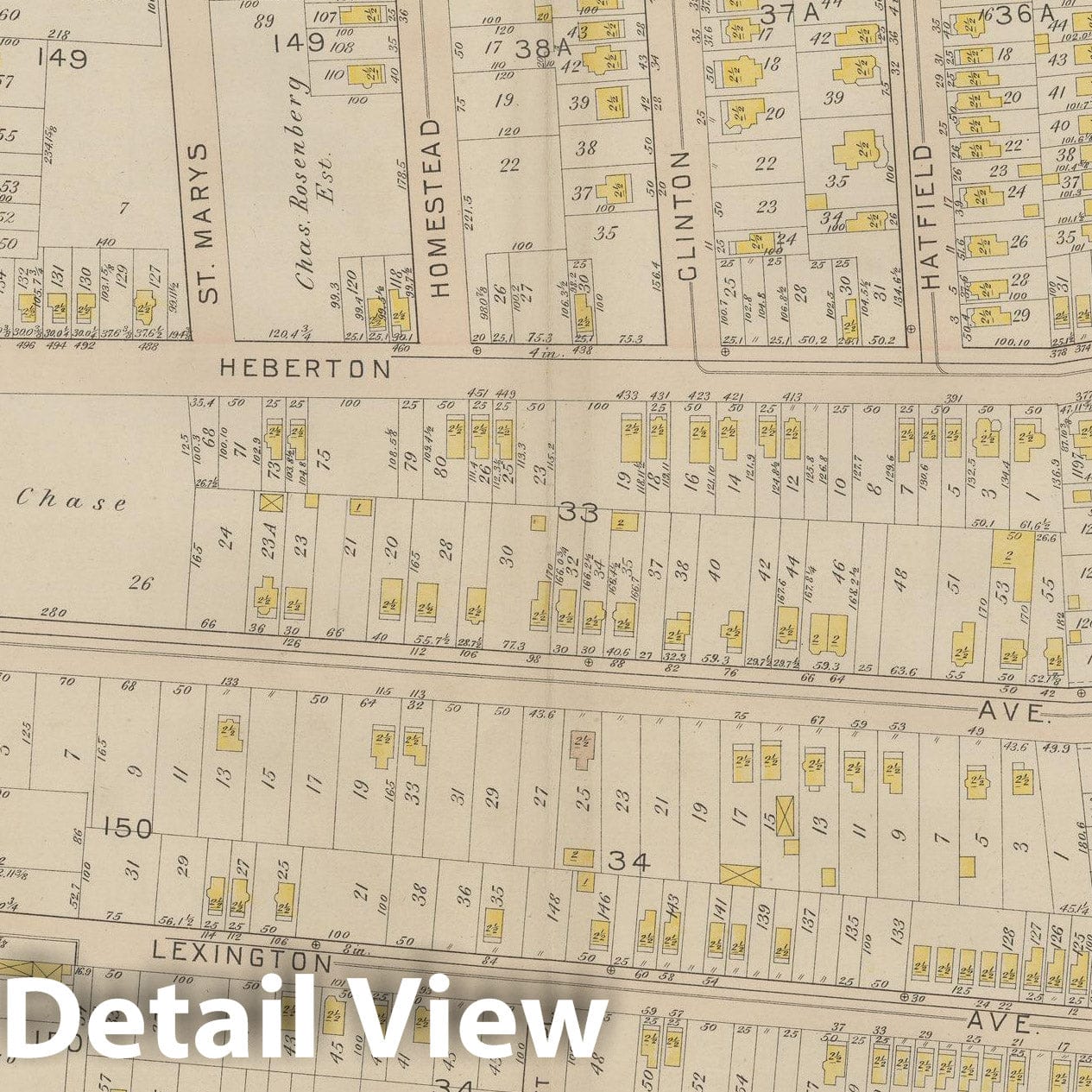 Historic Map : Atlas of Staten Island, Borough of Richmond, Vol 1, Staten Island 1917 Plate 018 , Vintage Wall Art