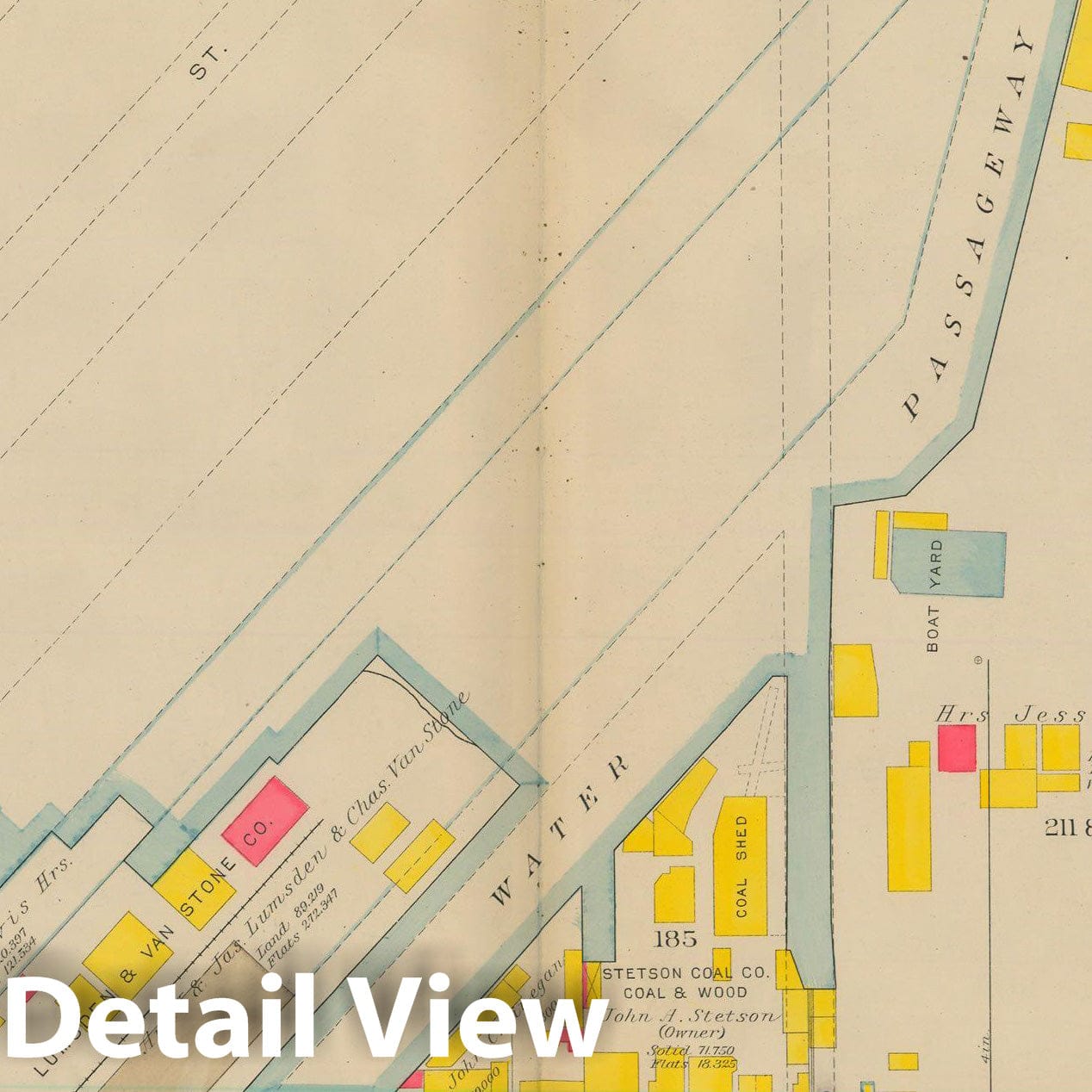 Historic Map : Atlas City of Boston: South Boston 1919 Plate 029 , v2, Vintage Wall Art