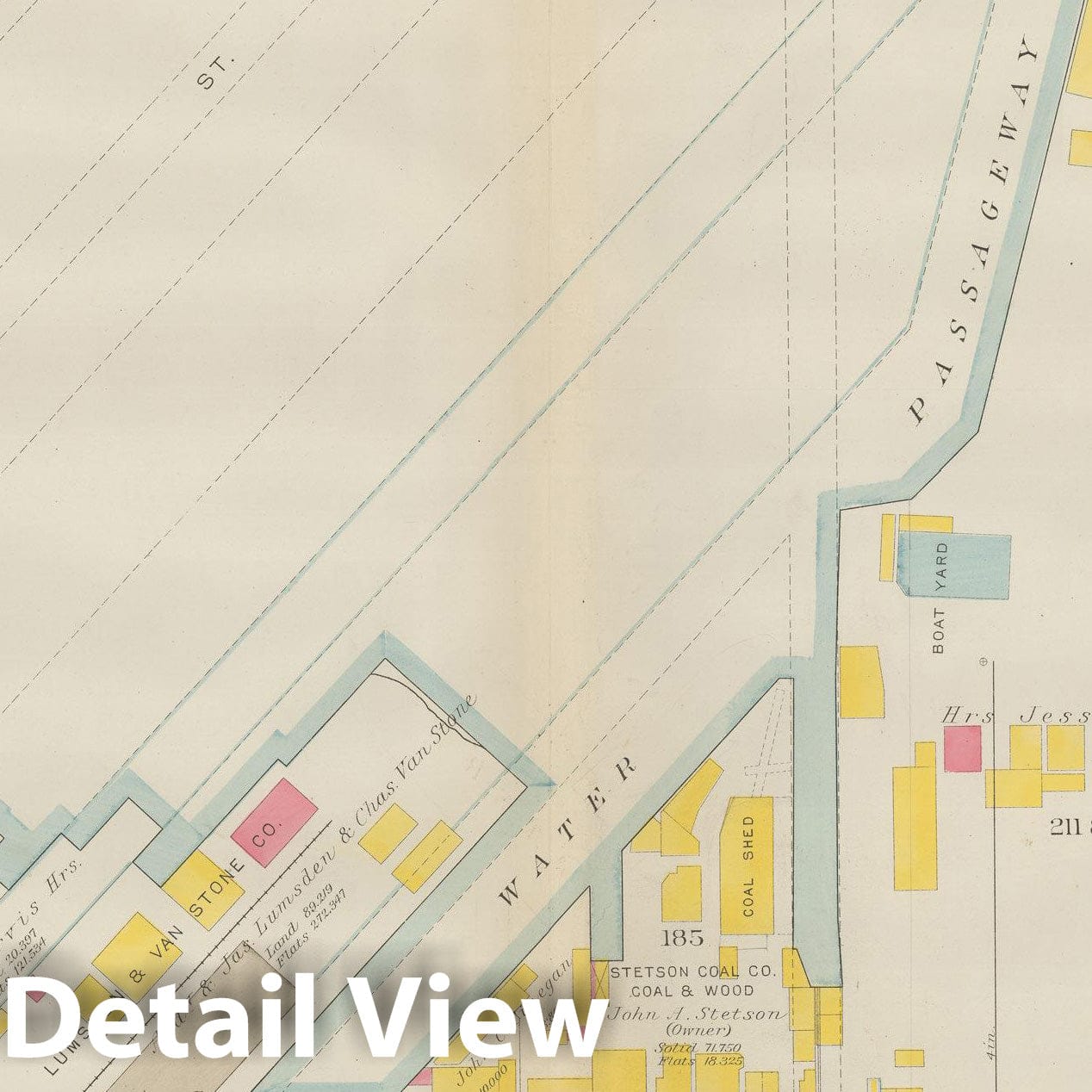 Historic Map : Atlas City of Boston: South Boston 1919 Plate 029 , Vintage Wall Art