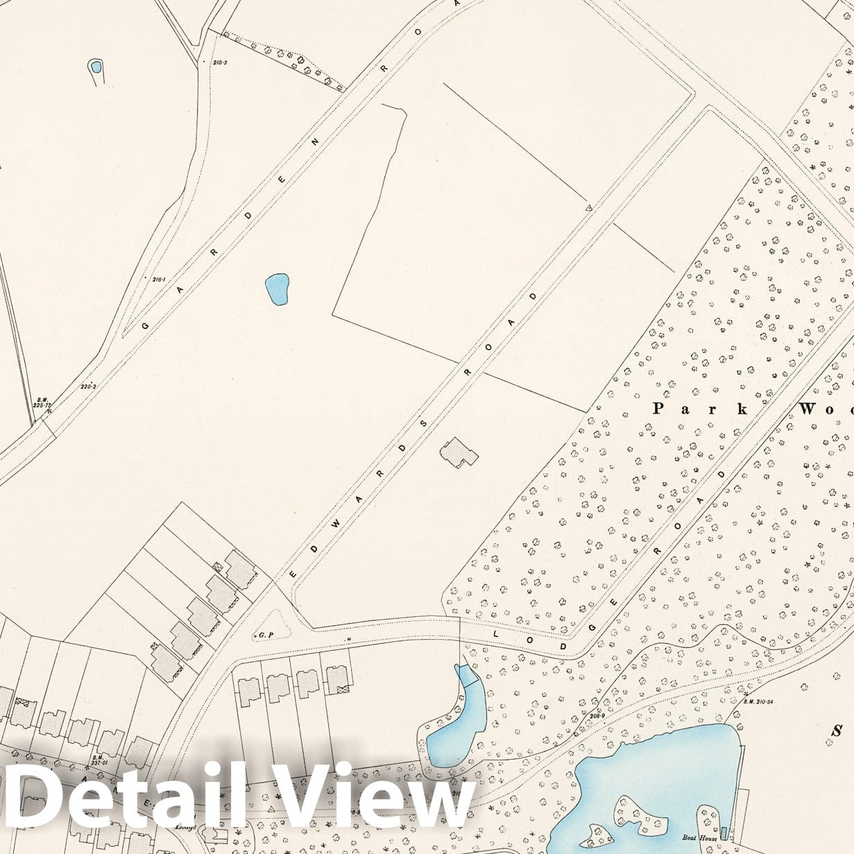 Historic Map : London (England), City Atlas Map, London Sheet XVI.34 1895 - Vintage Wall Art