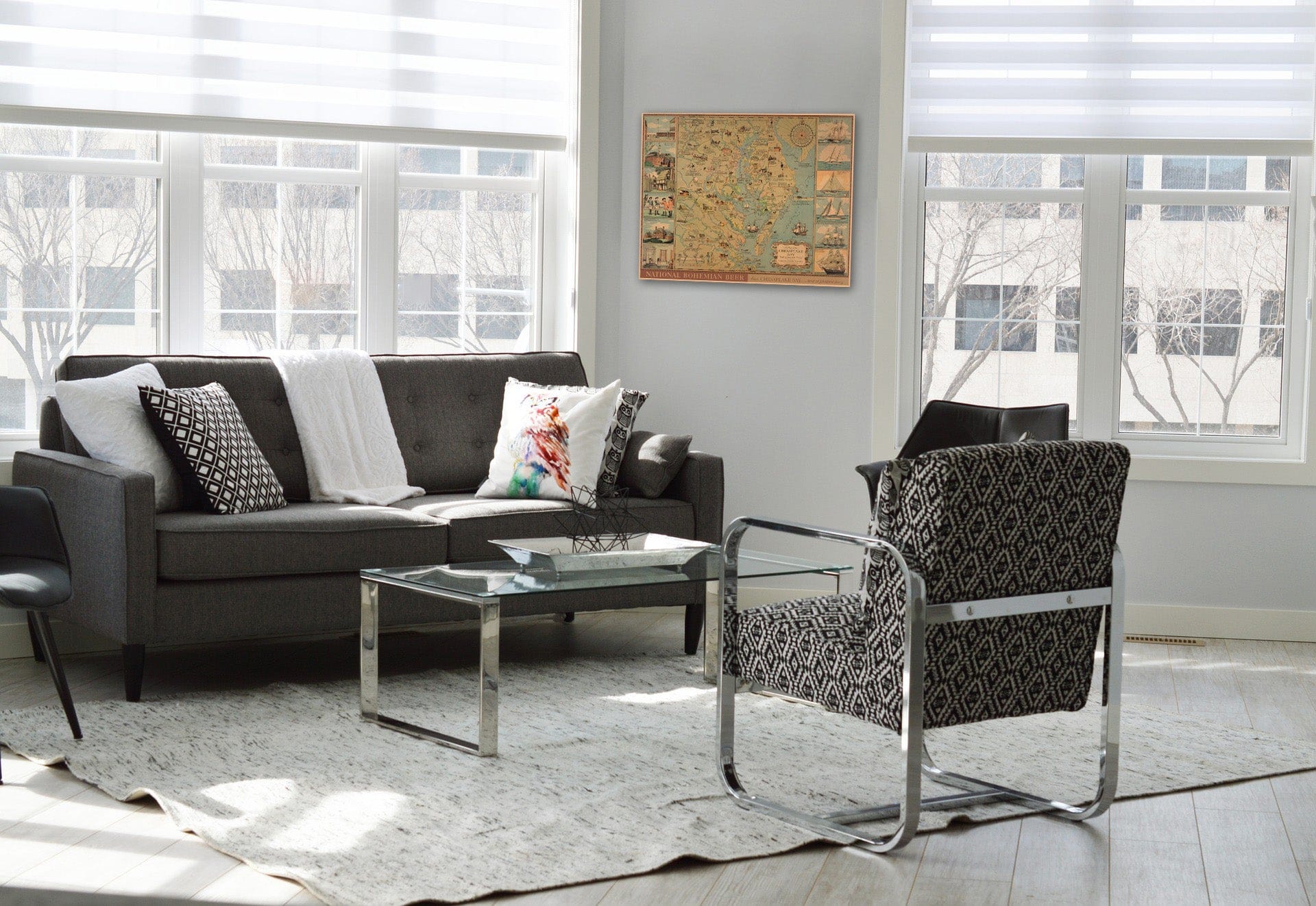 Historic Map - A map of the Chesapeake Bay :