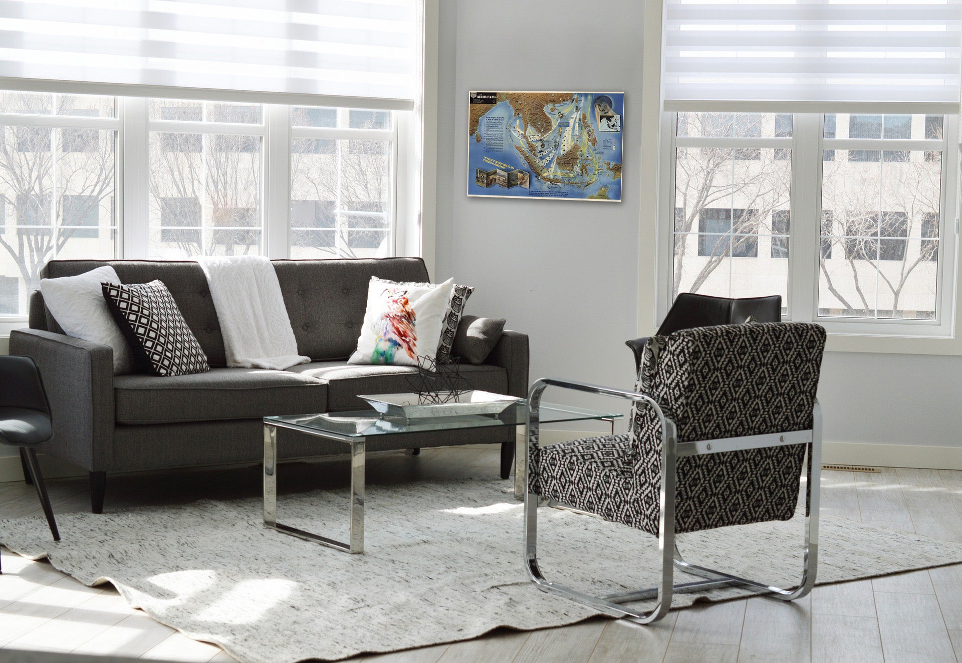 Historic Map : NavWarMap No. 2. The South China Sea Area, 1944 - Vintage Wall Art