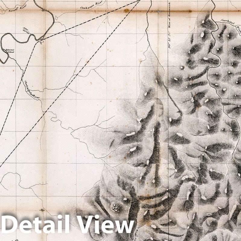 Historic Map : No.1. Map of the Isthmus of Tehuantepec, 1852 - Vintage Wall Art