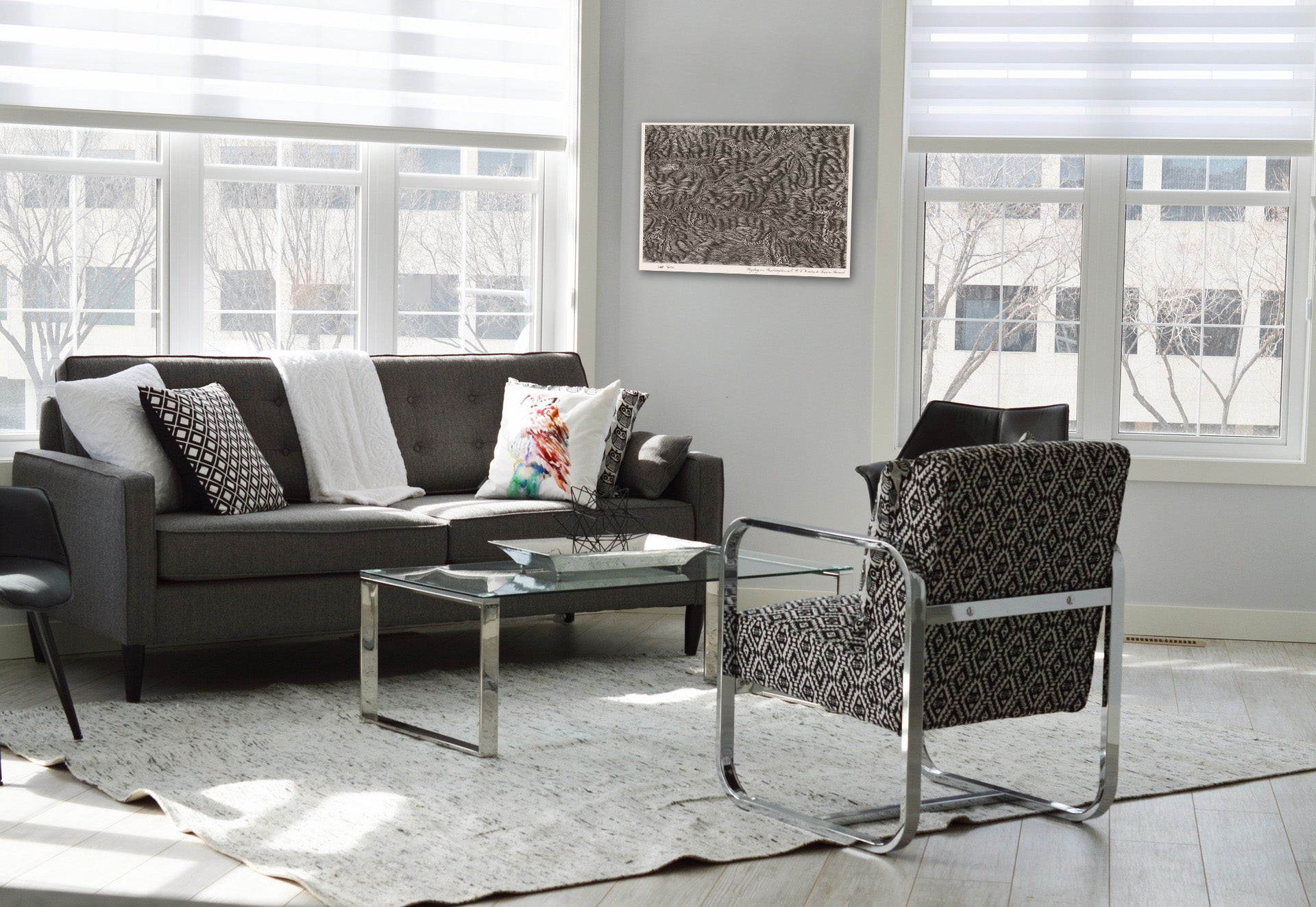 Historic Map : Austria, Regional Atlas Map, LXIII Section. Umgebung von Rauchsteinfelsen im V.U.W.W. und in der Freien in Steiermark. 1837 , Vintage Wall Art