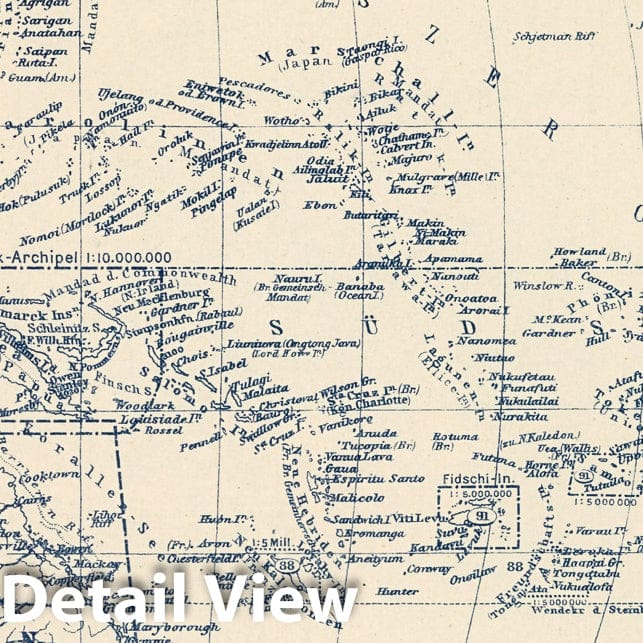 Historic Map : Index Map: 89. Westaustralien. Western Australia, 1925 - Vintage Wall Art