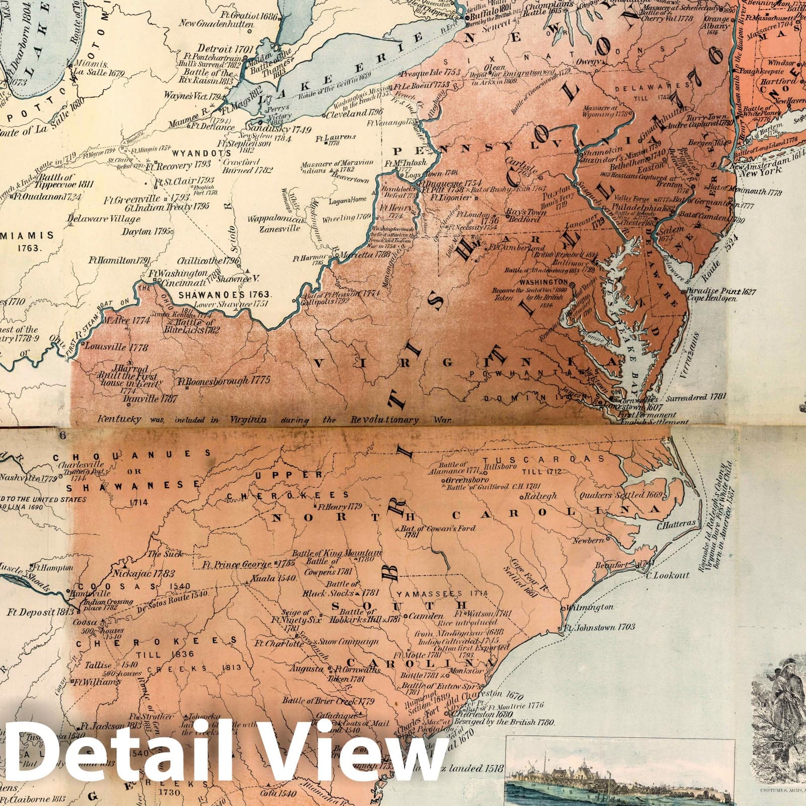 Historic Map : Composite Map: Historical Map of the United States, 1884 - Vintage Wall Art