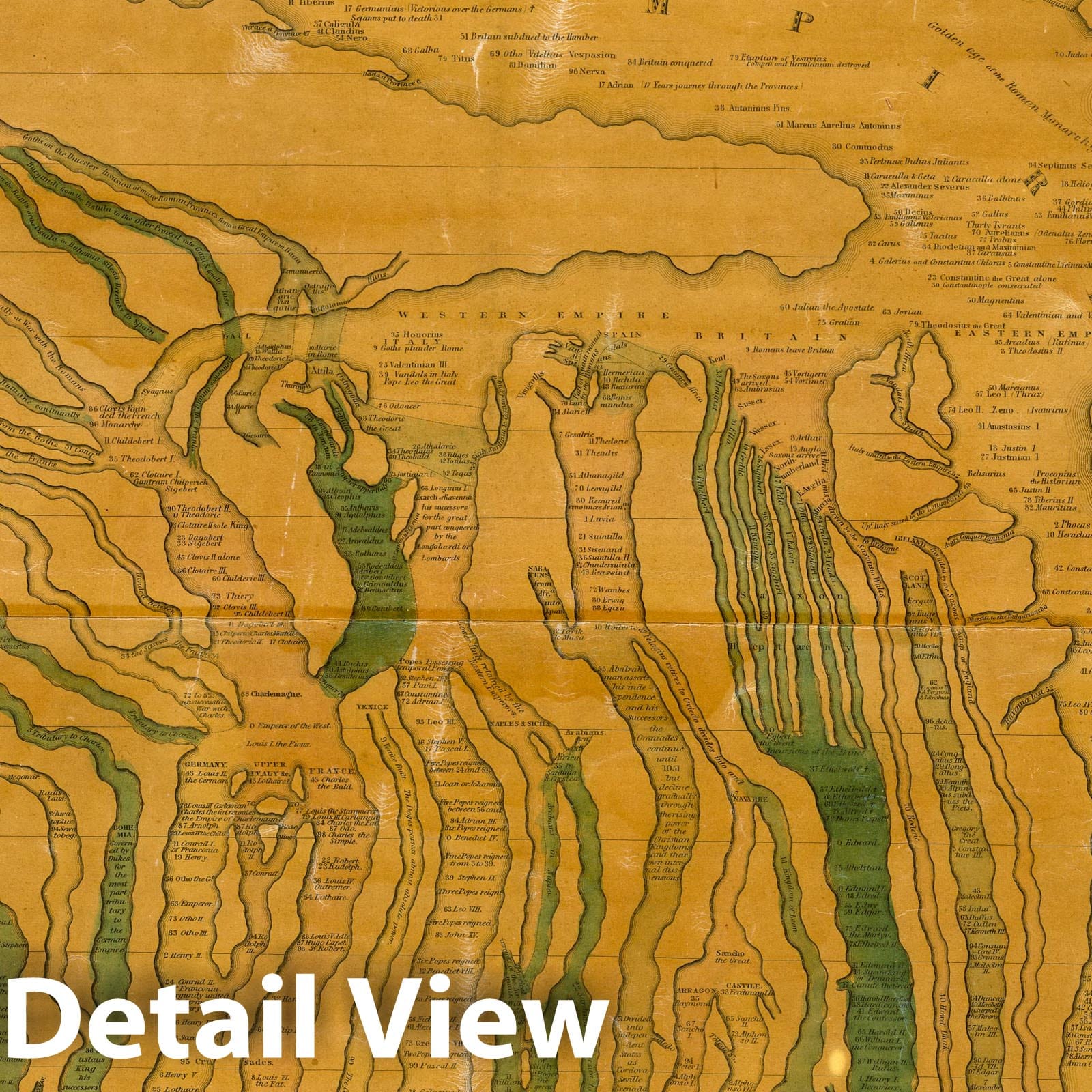 Historic Map : Chapin's Ornamental Map of The United States, 1846 - Vintage Wall Art