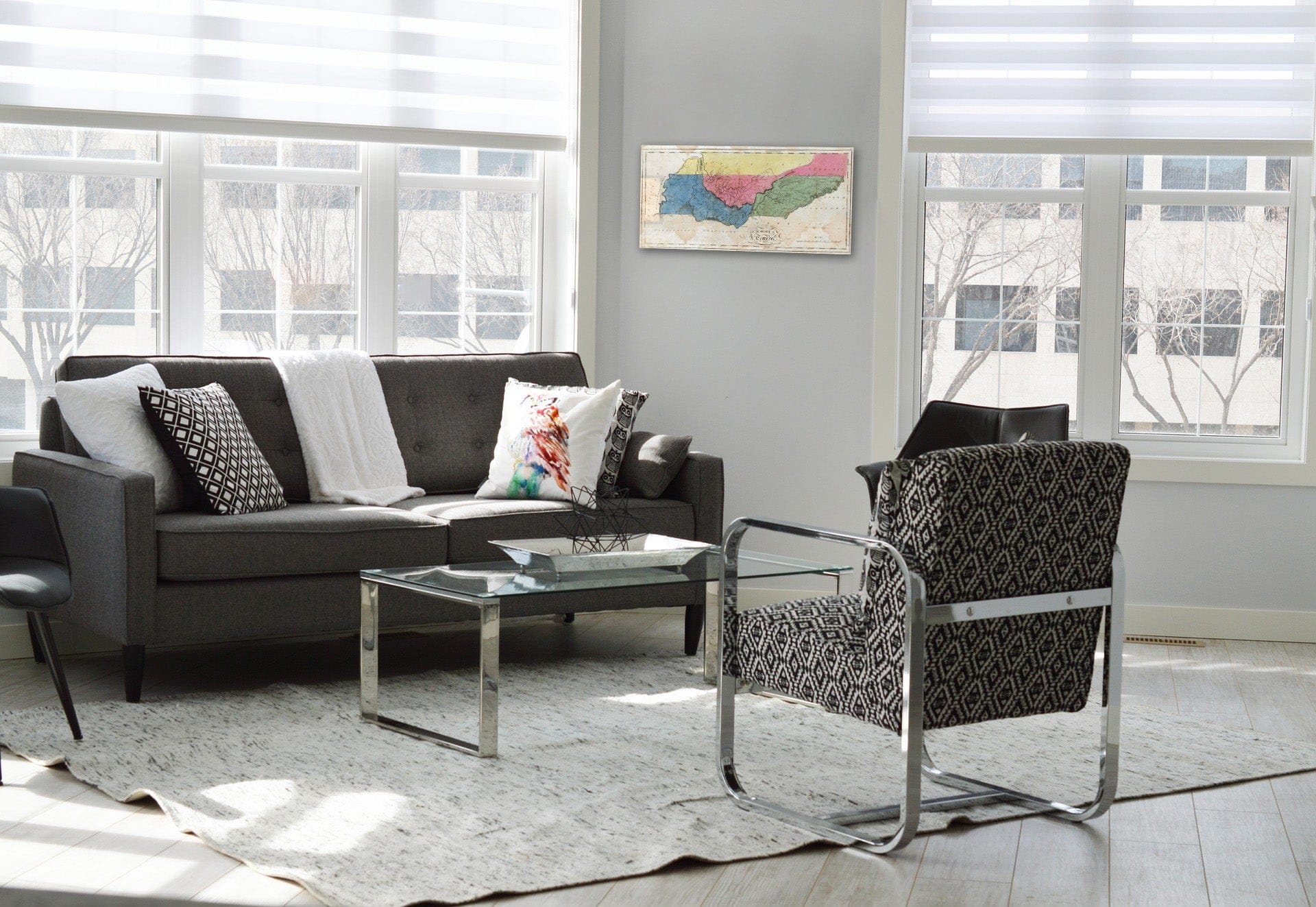 Historic Map : Pocket Map, The State of Tennessee, 1832. 1832 - Vintage Wall Art