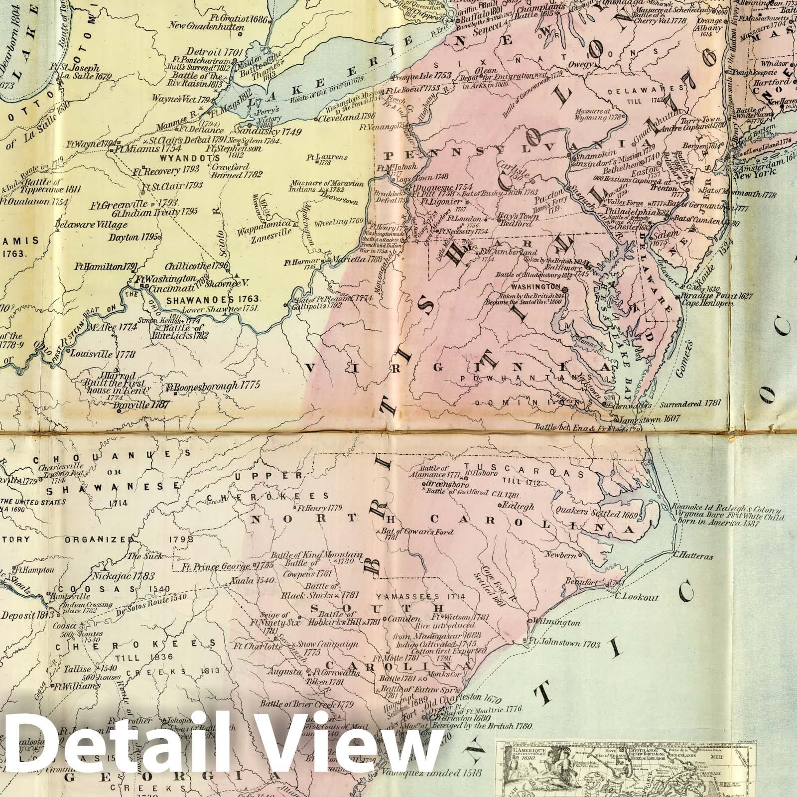 Historic Map : Historical Map of The United States, 1876 - Vintage Wall Art