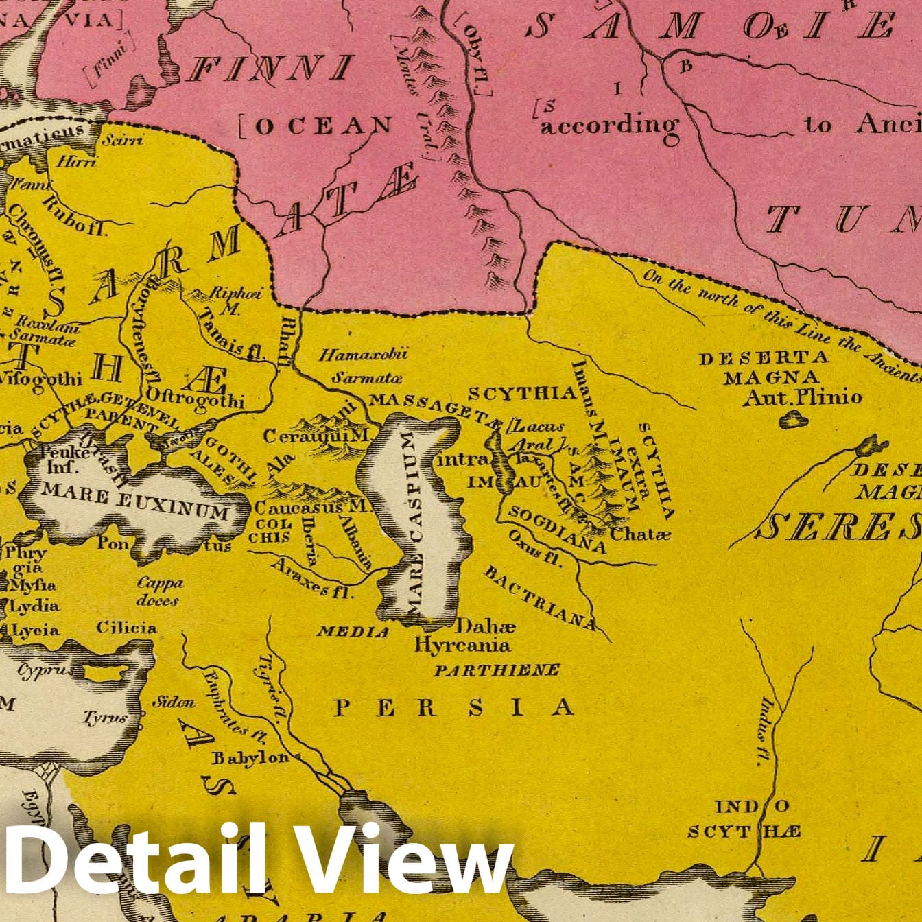 Historic Map : State of Nations at the Christian aera From Pinkerton on the Goths., 1831, Vintage Wall Decor