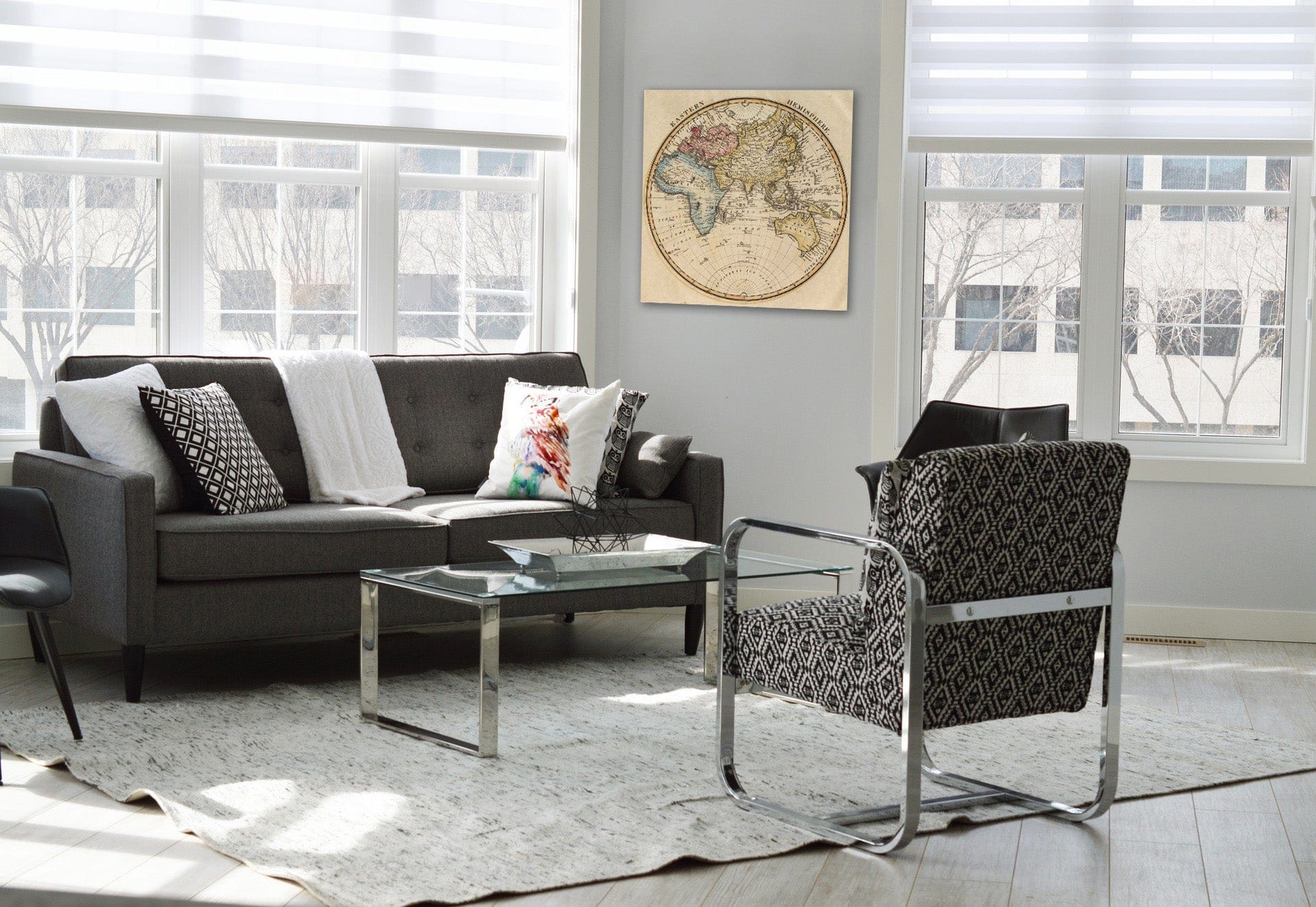 Historic Map : 1823 Eastern Hemisphere. - Vintage Wall Art