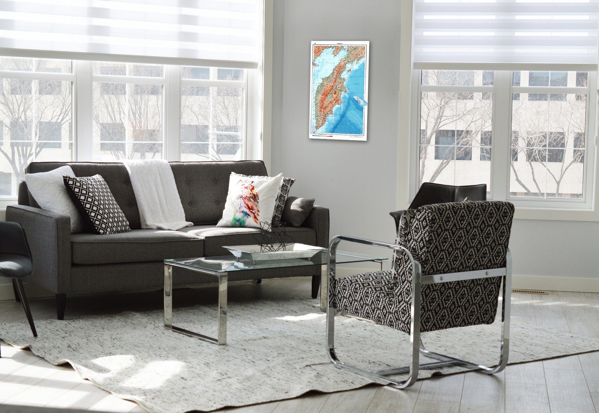 Historic Map : 1967 42. Kamchatka. The World Atlas. - Vintage Wall Art