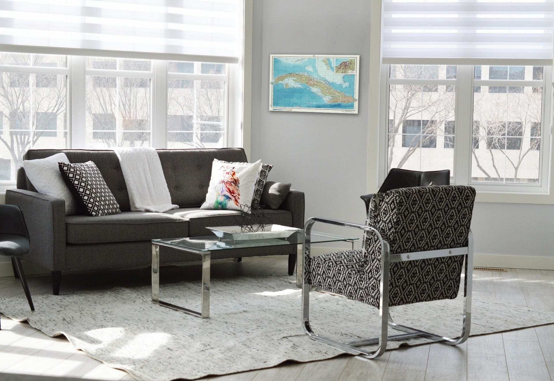 Historic Map : 1967 217. Cuba. Havana. The World Atlas. - Vintage Wall Art