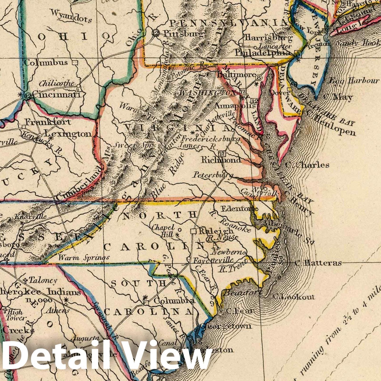 Historic Map : School Atlas - 1828 United States And British Provinces - Vintage Wall Art