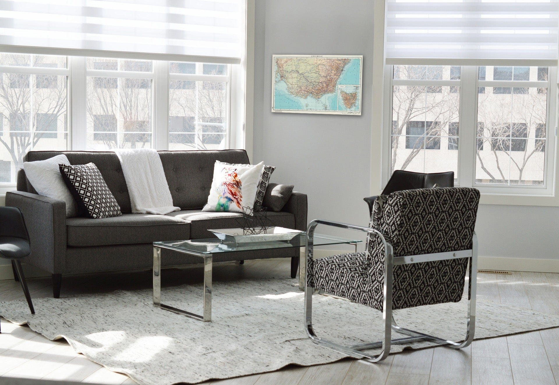 Historic Map : 1967 241. Australia, South East. Tasmania. The World Atlas. - Vintage Wall Art