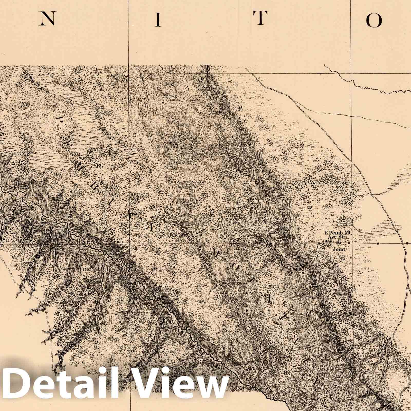 Historic Map : Exploration Book - 1878 Joint Map No. VI. United States Northern Boundary Commission. (Canadian Border). - Vintage Wall Art