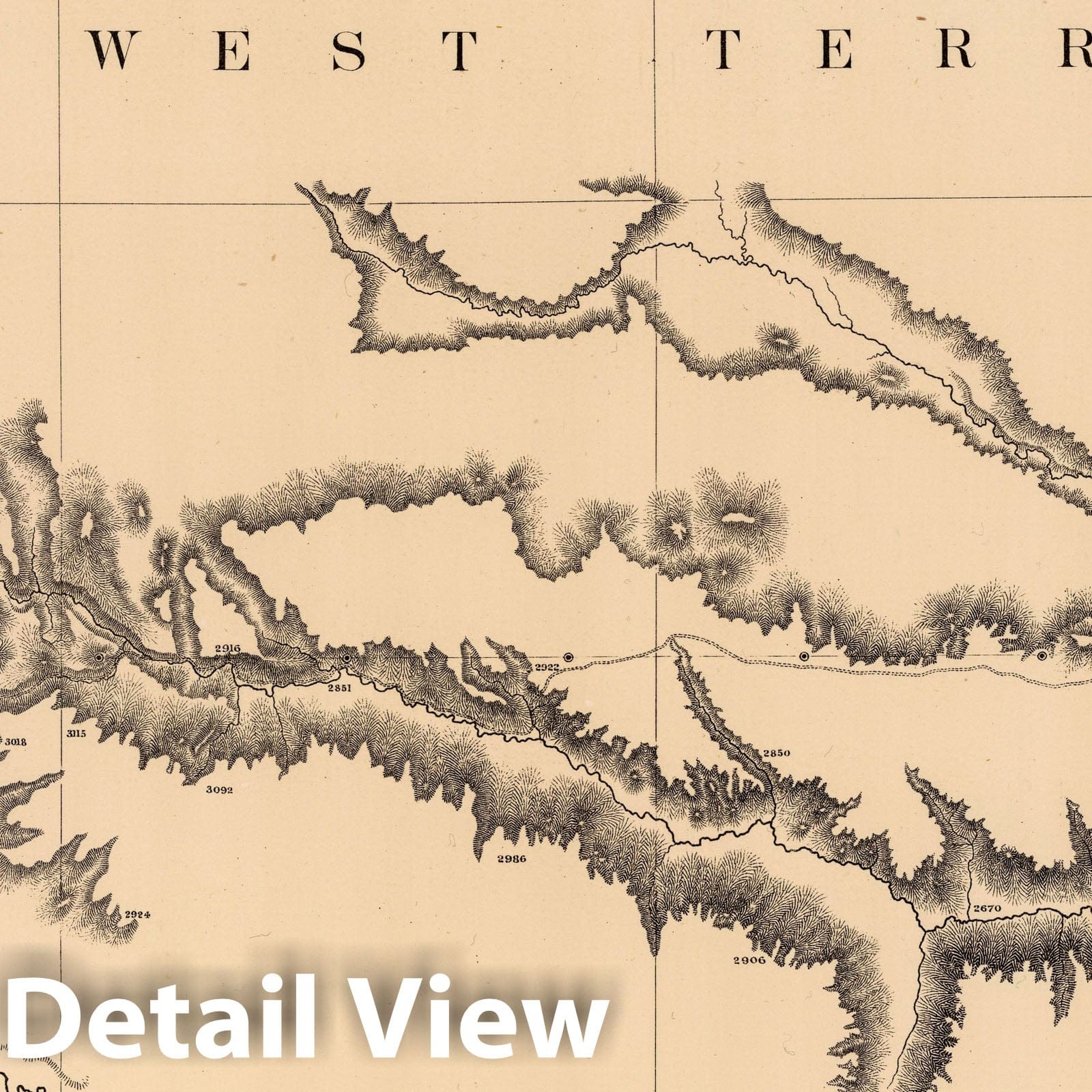 Historic Map : Exploration Book - 1878 Joint Map No. XV. United States Northern Boundary Commission. (Canadian Border). - Vintage Wall Art