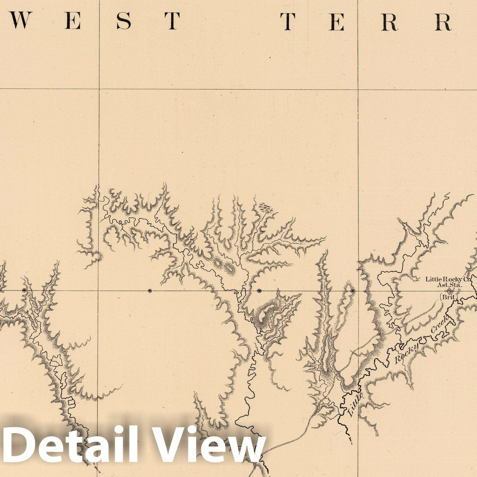 Historic Map : Exploration Book - 1878 Joint Map No. XVI. United States Northern Boundary Commission. (Canadian Border). - Vintage Wall Art