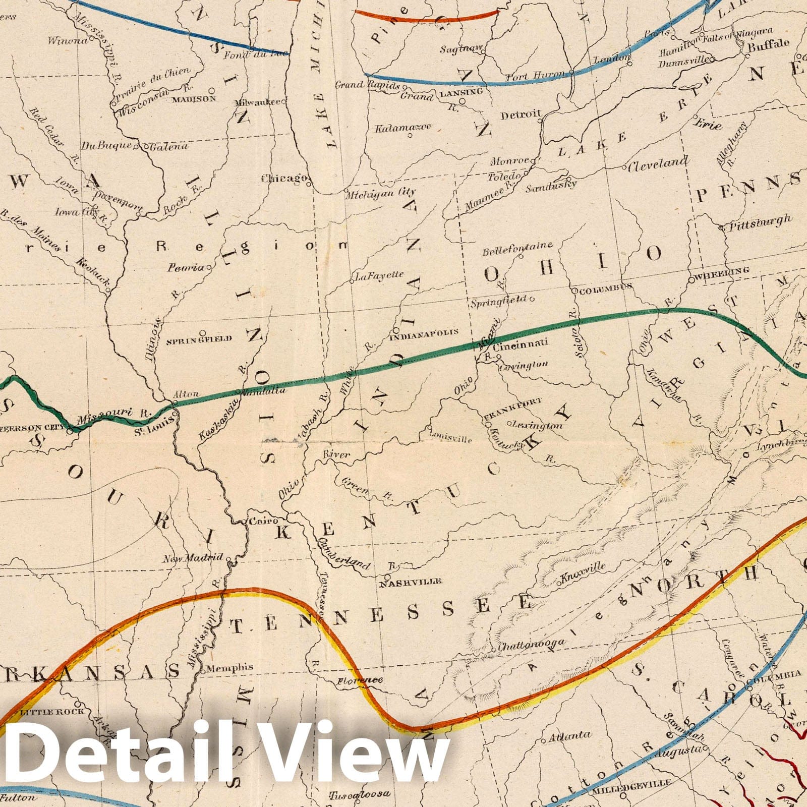 Historic Map : Survey Book - 1867 Agricultural Map of The United States and Canada. - Vintage Wall Art