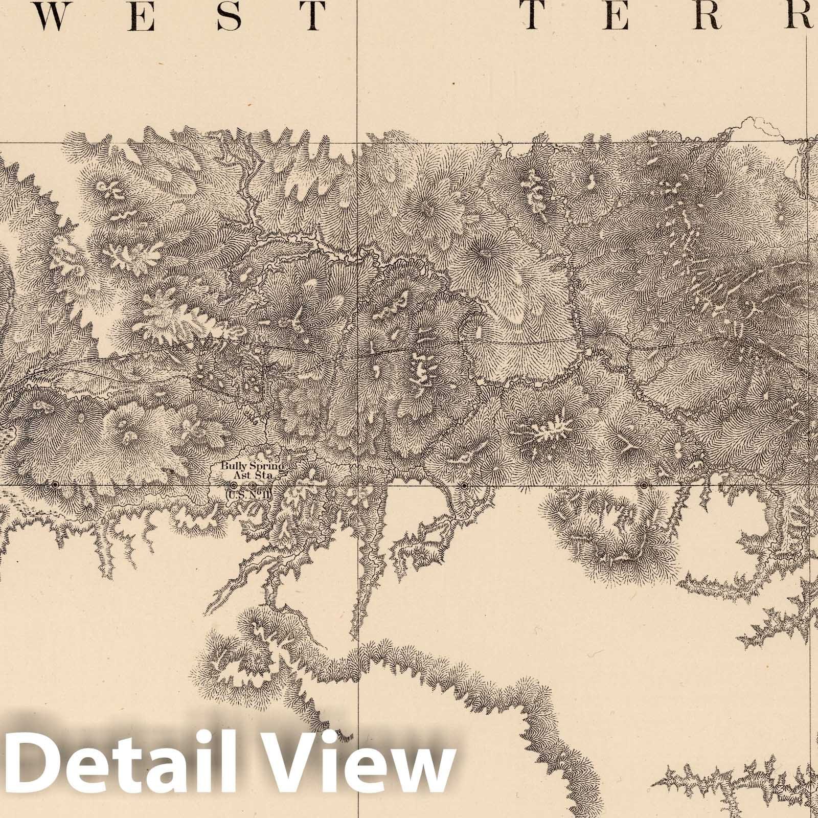 Historic Map : Exploration Book - 1878 Joint Map No. XIV. United States Northern Boundary Commission. (Canadian Border). - Vintage Wall Art