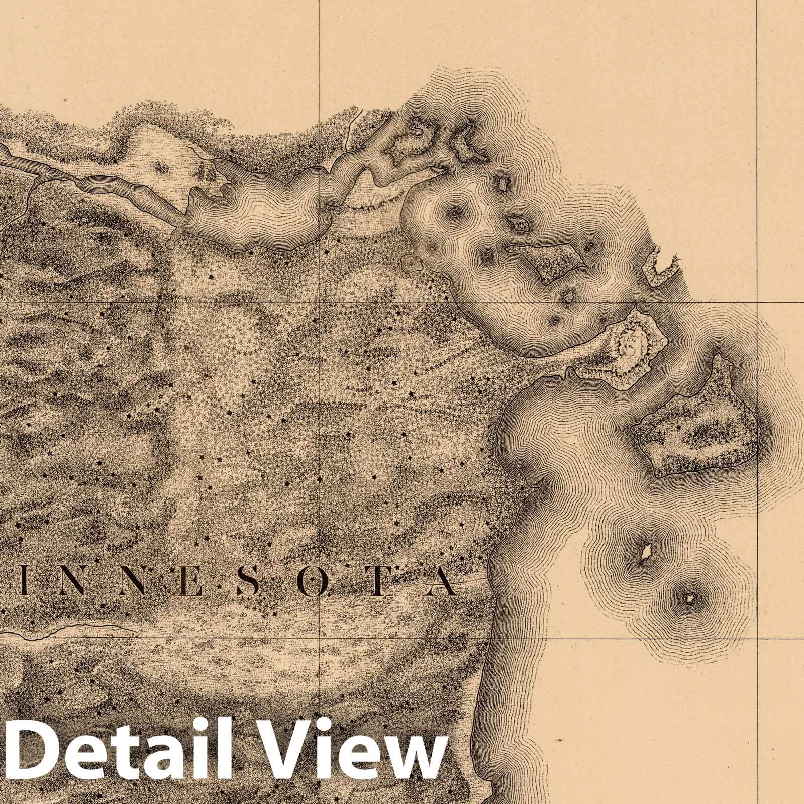 Historic Map : Exploration Book - 1878 Joint Map No. I. United States Northern Boundary Commission. (Canadian Border). - Vintage Wall Art