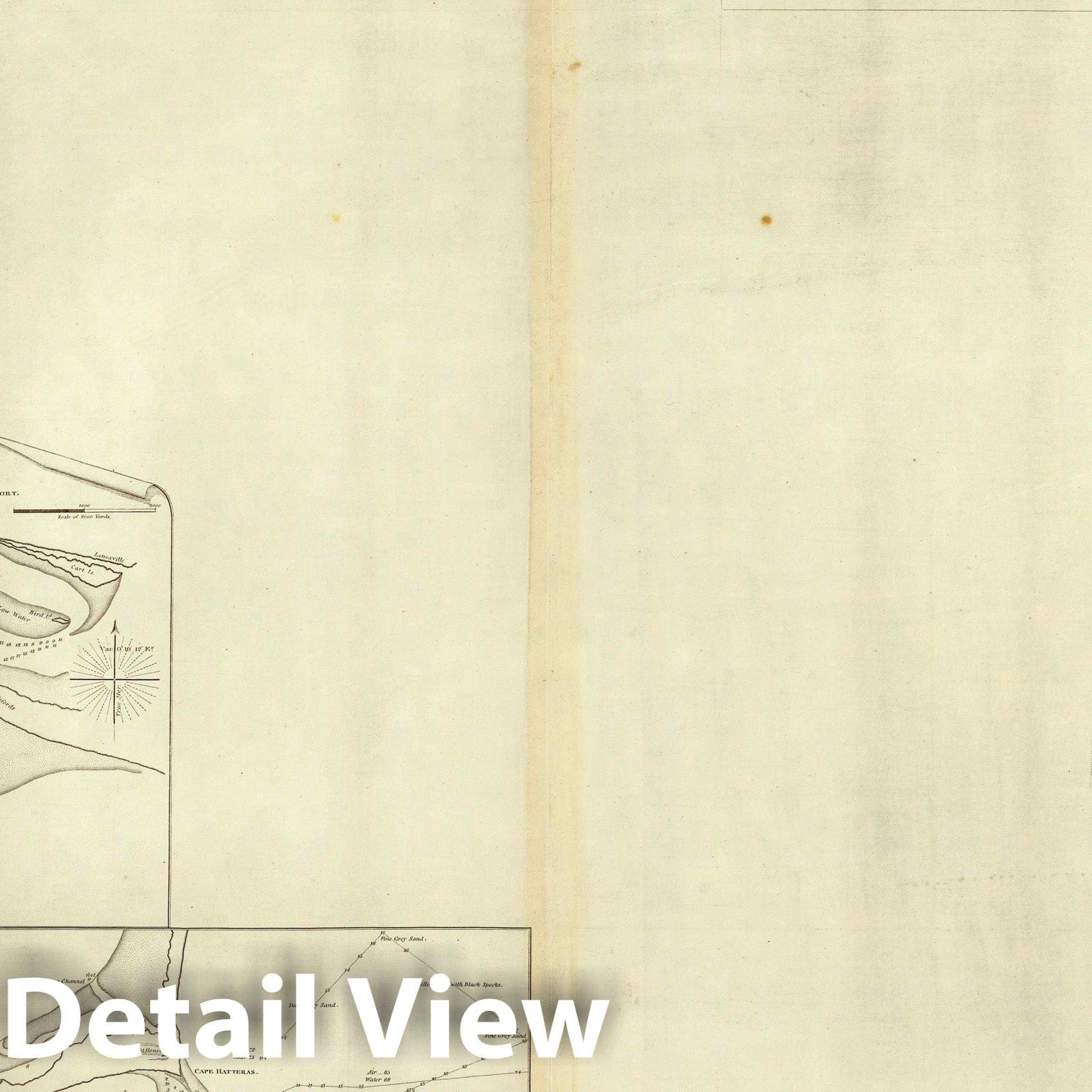 Historic Map : Chart Atlas - 1827 The Coast of The United States from New York to St. Augustine (3rd Sheet) - Vintage Wall Art