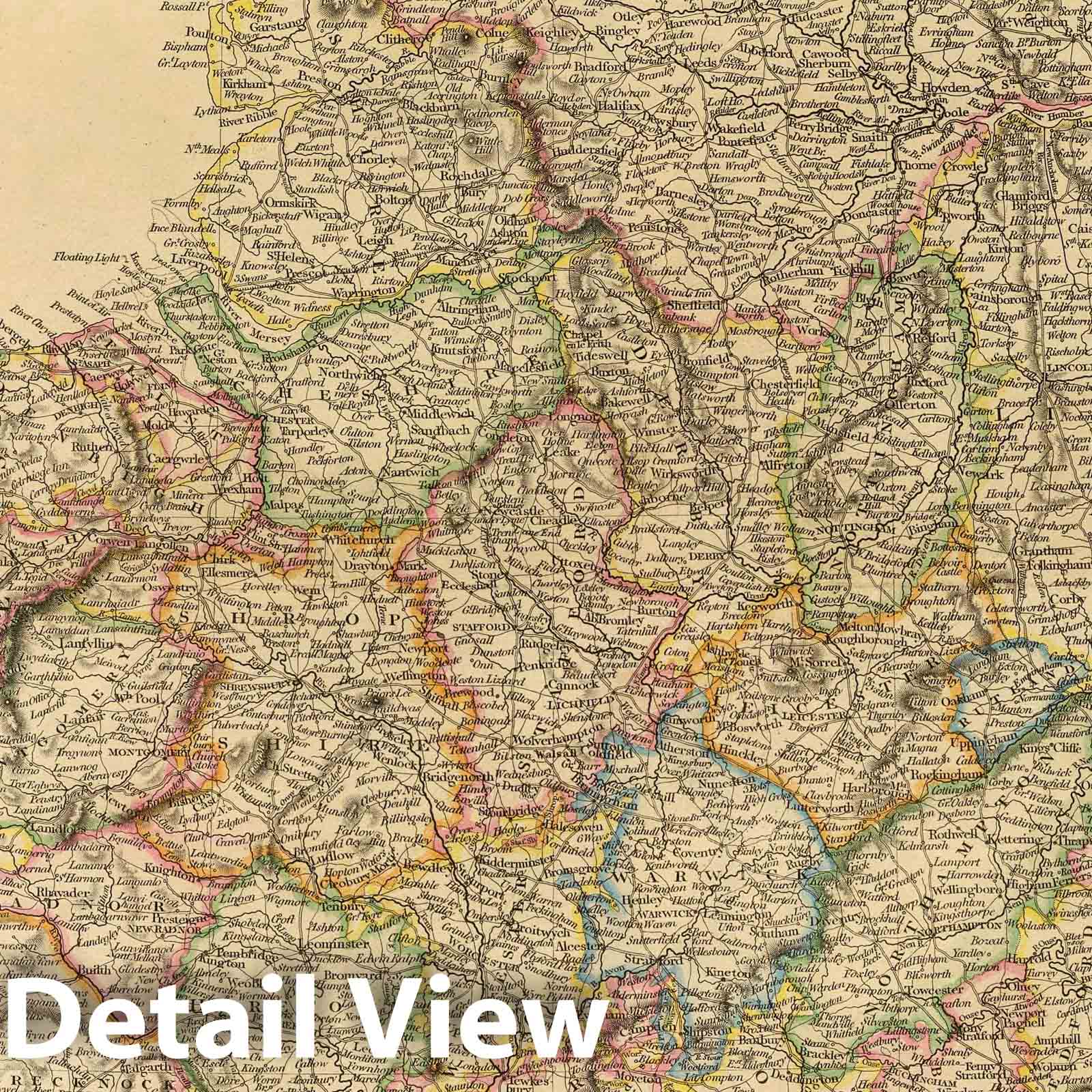 Historic Map : 1832 Europe. v2 - Vintage Wall Art